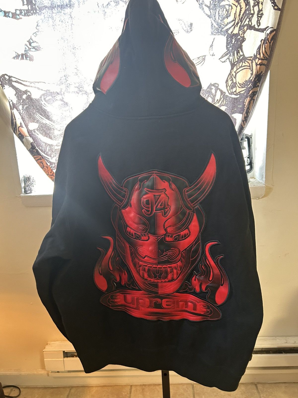 Supreme Supreme SS22 Demon Zip Up Hoodie Size US M / EU 48-50 / 2 - 2 Thumbnail