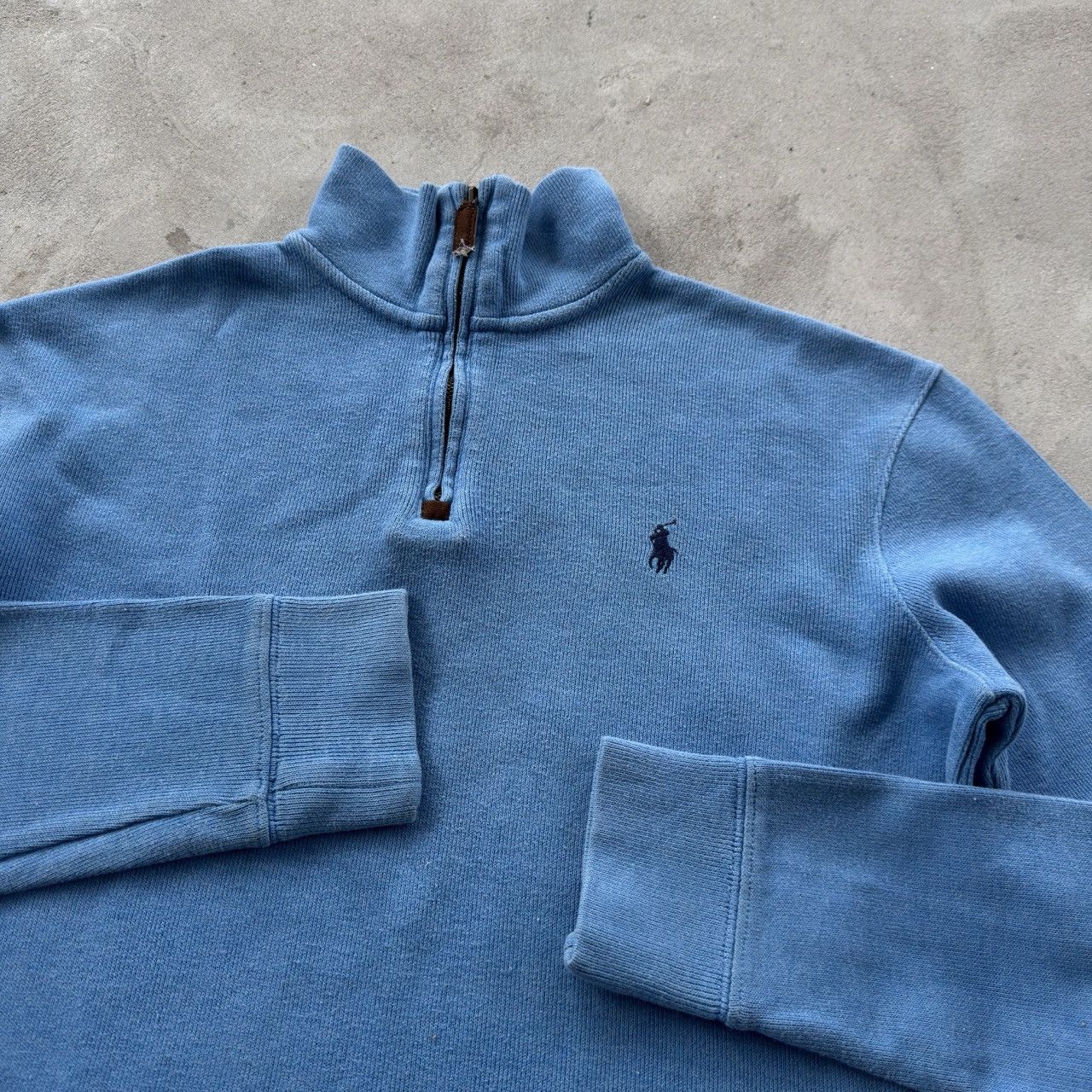 Polo Ralph Lauren Vintage 90s Polo Ralph Lauren Quater Zip Sweater Size US XS / EU 42 / 0 - 4 Thumbnail