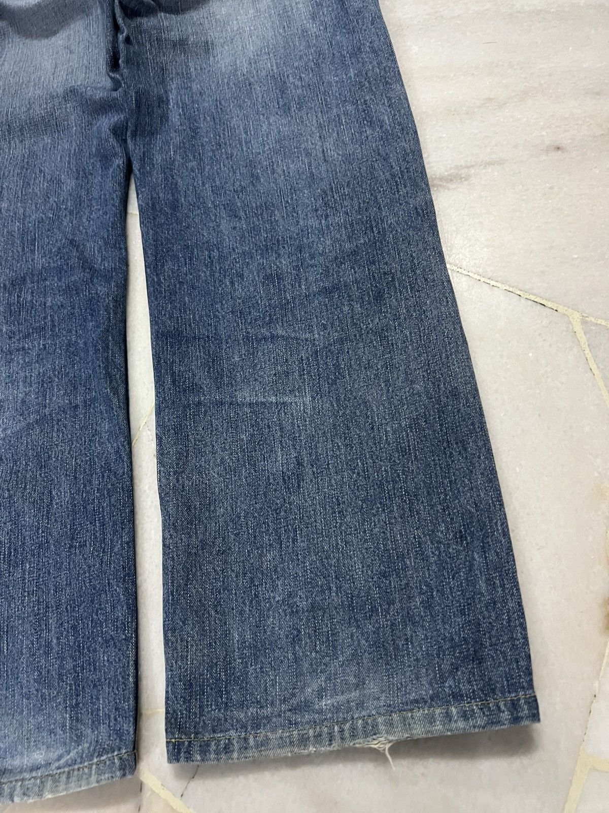 Levi's 💥Baggy💥Vintage LPC Levis 502 Faded Distressed Jean Size US 33 - 15 Thumbnail
