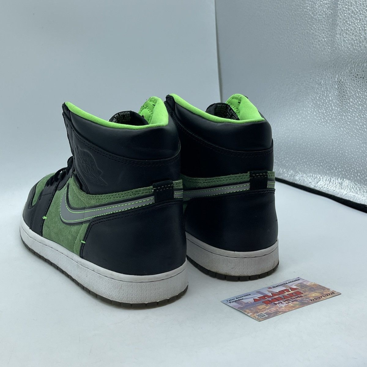 Jordan Brand Air Jordan 1 high zoom zen green Size US 10.5 / EU 43-44 - 4 Thumbnail