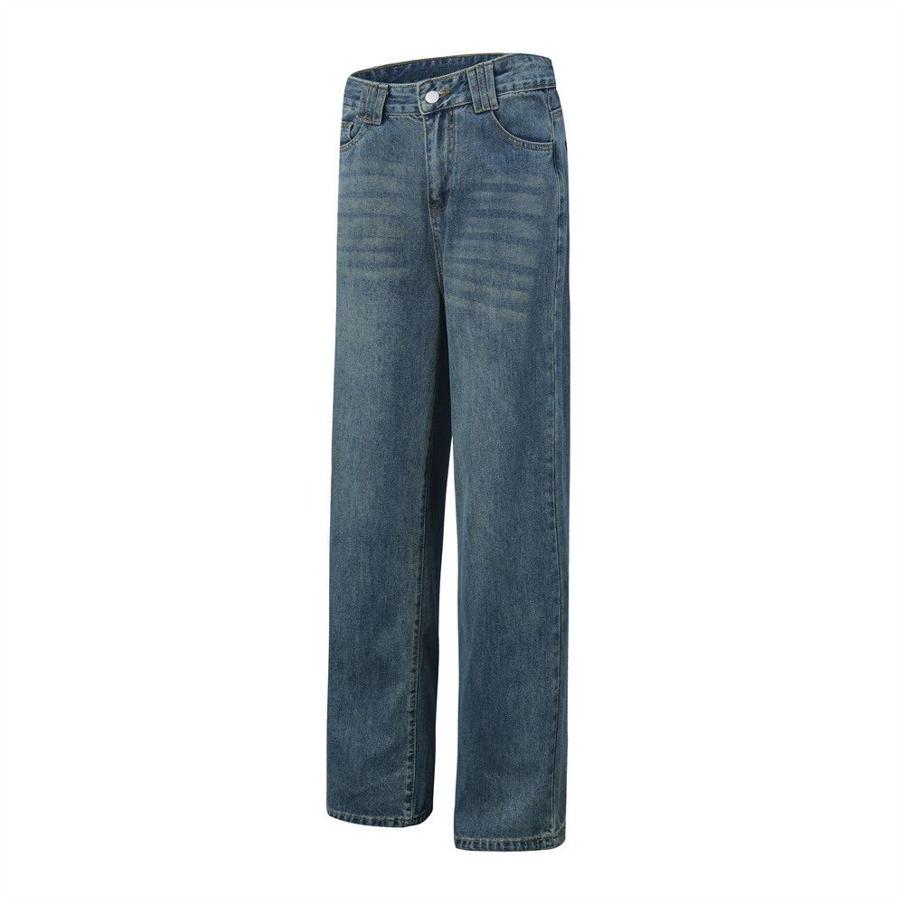 Japanese Brand × Jean Men's American street style washed straight jeans Size US 32 / EU 48 - 2 Thumbnail