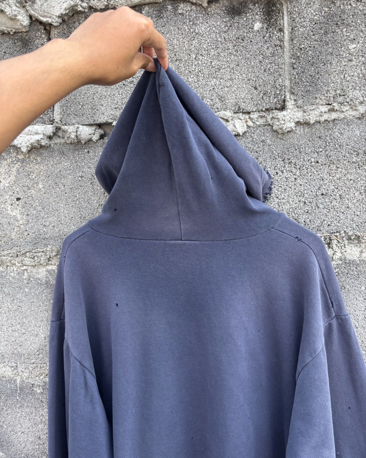 Nike Distressed Faded Nike Air Center Swoosh Hoodie Thrashed Size US L / EU 52-54 / 3 - 15 Thumbnail