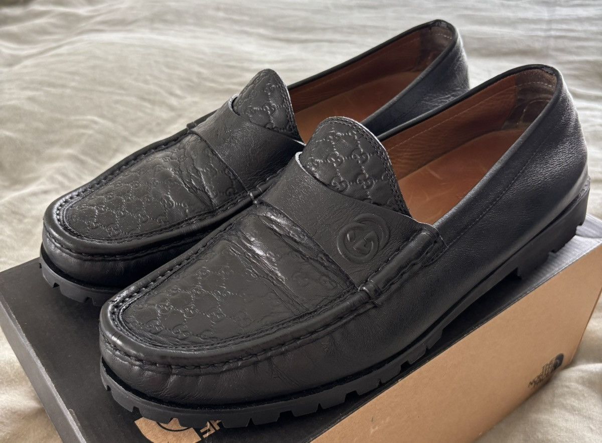 Gucci Gucci Microguccissima leather loafers Size US 9 / EU 42 - 1 Thumbnail