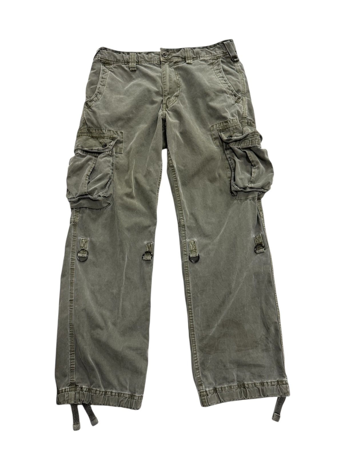 Uniqlo JAPANESE BRAND UNIQLO TWILL MULTIPOCKET CARGO MILITARY PANTS Size US 32 / EU 48 - 1 Thumbnail