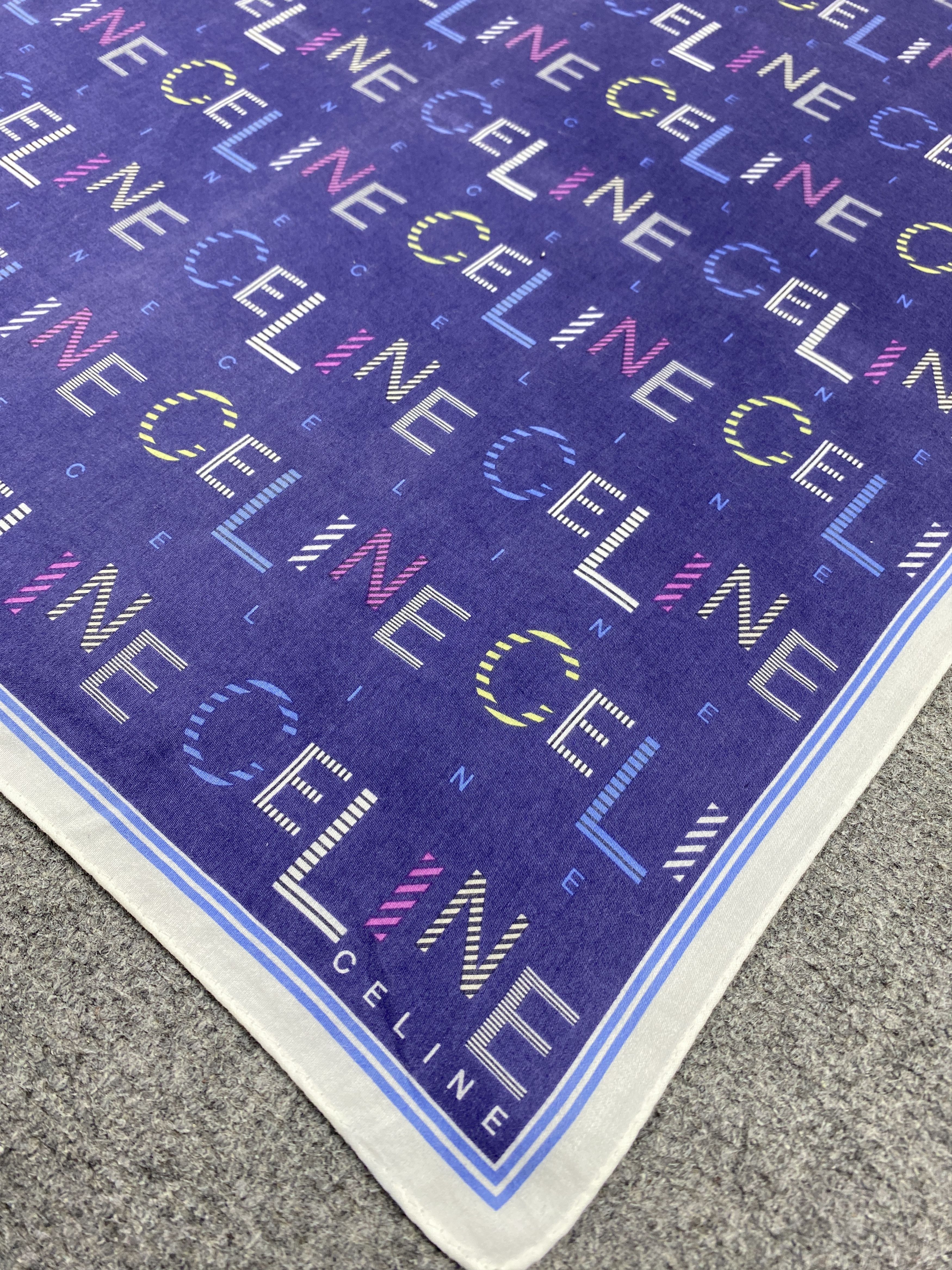 Celine Vintage Celine Handkerchief / Neckerchief HKC1139 Size ONE SIZE - 6 Thumbnail