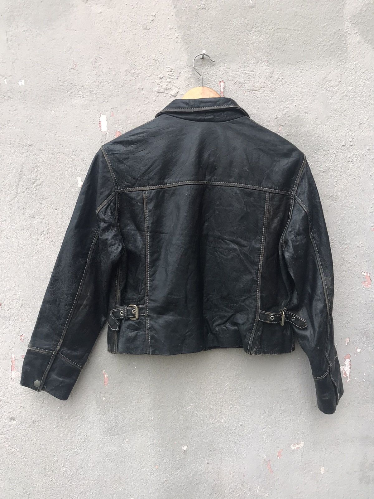 Japanese Brand × Vintage Donna Clara By Itinerance Leather Jacket Size S / US 4 / IT 40 - 6 Thumbnail