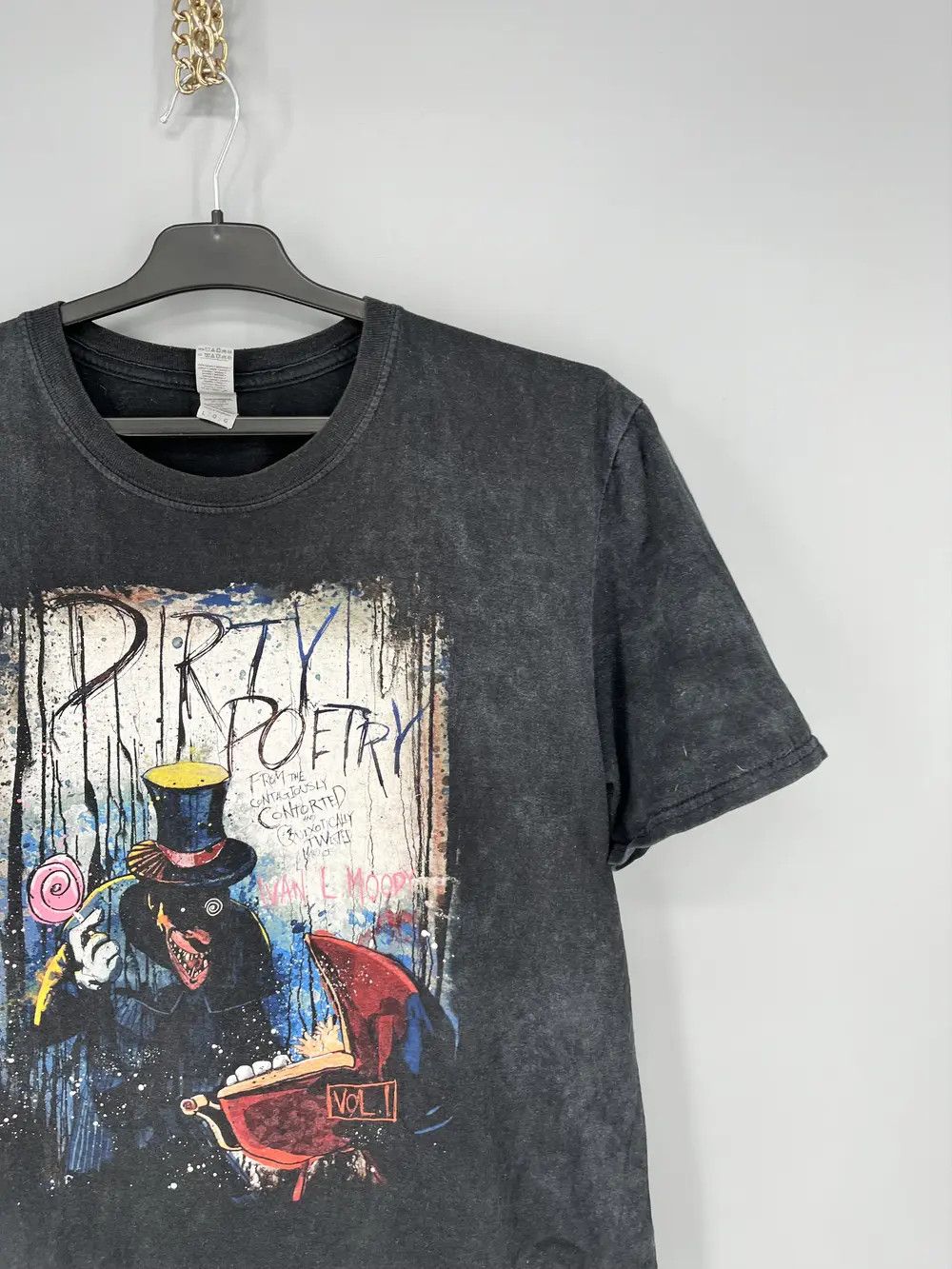 Band Tees × Vintage Vintage Ivan L. Moody's - Dirty Poetry Cover Art T-Shirt Size US L / EU 52-54 / 3 - 5 Thumbnail