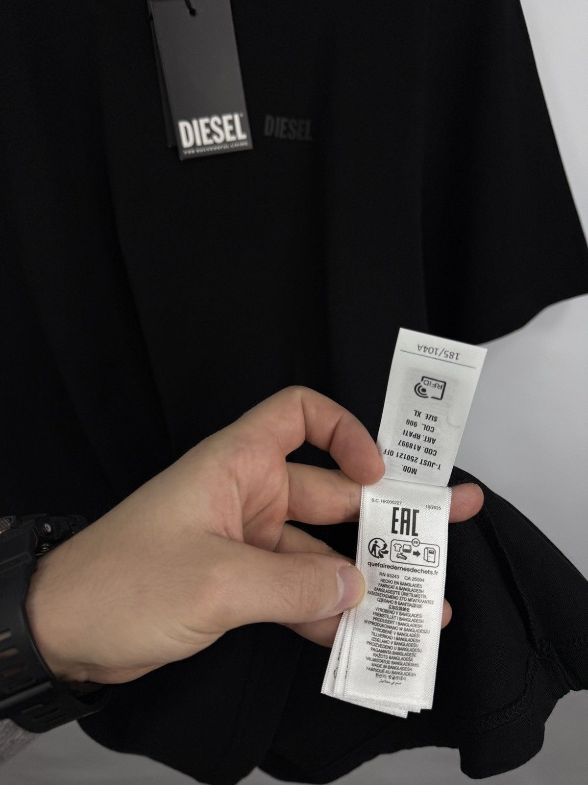 Diesel 🇺🇸❗️NEW Diesel For Successful Living Classic T-Shirt Y2K Rare Size US XL / EU 56 / 4 - 9 Thumbnail