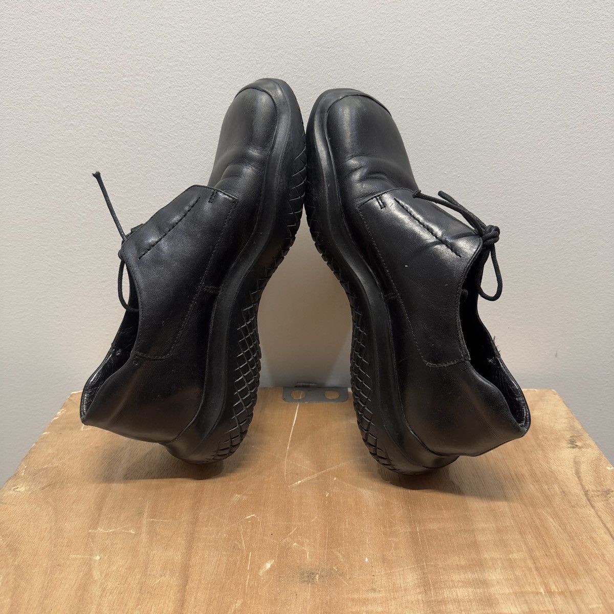 Prada Prada AW99 Archive Leather Low Boots Size US 8.5 / IT 38.5 - 12 Thumbnail
