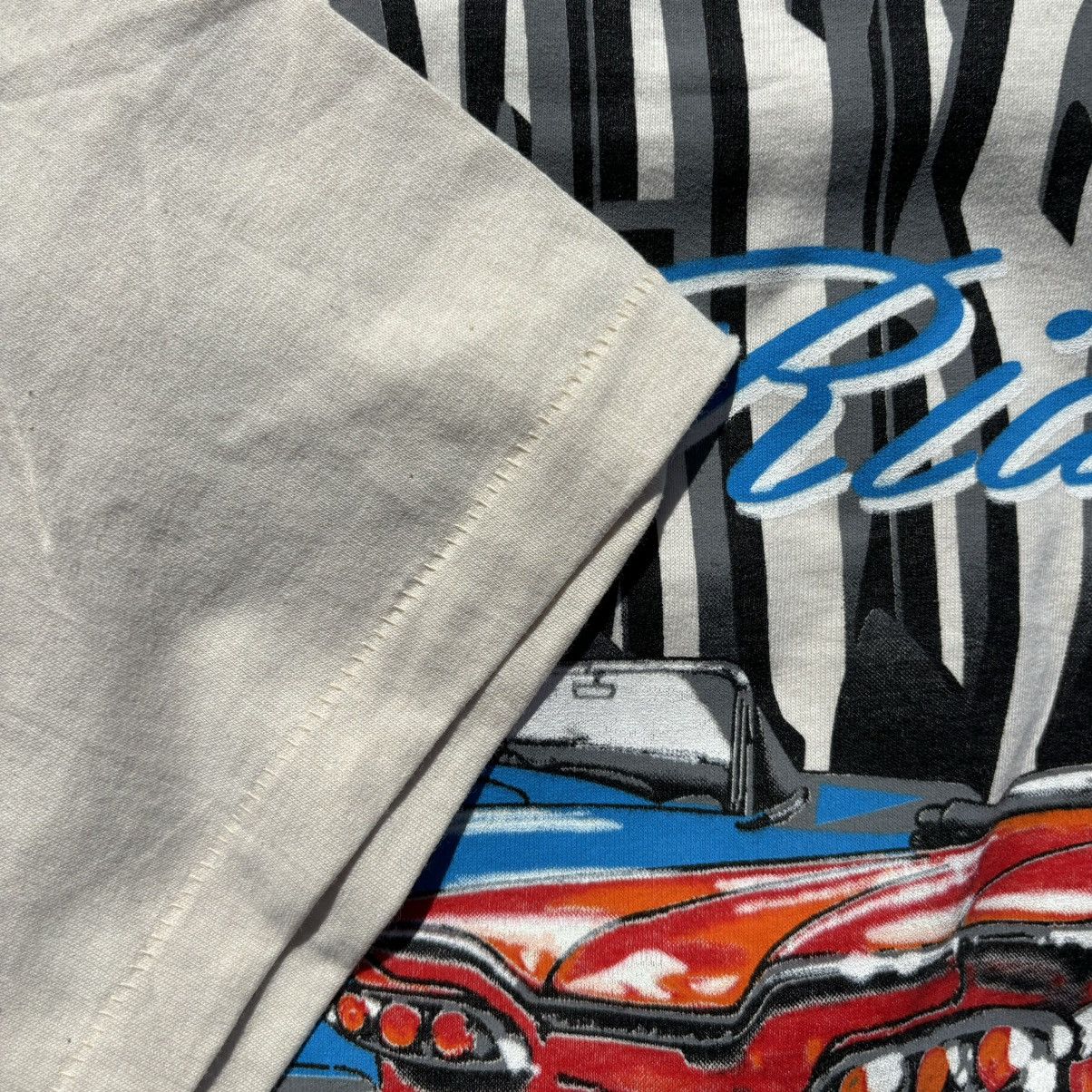 Homies × Mexicana × Vintage 90s Low Rider Chevy Impala Tee DEADSTOCK Size US XXL / EU 58 / 5 - 2 Thumbnail