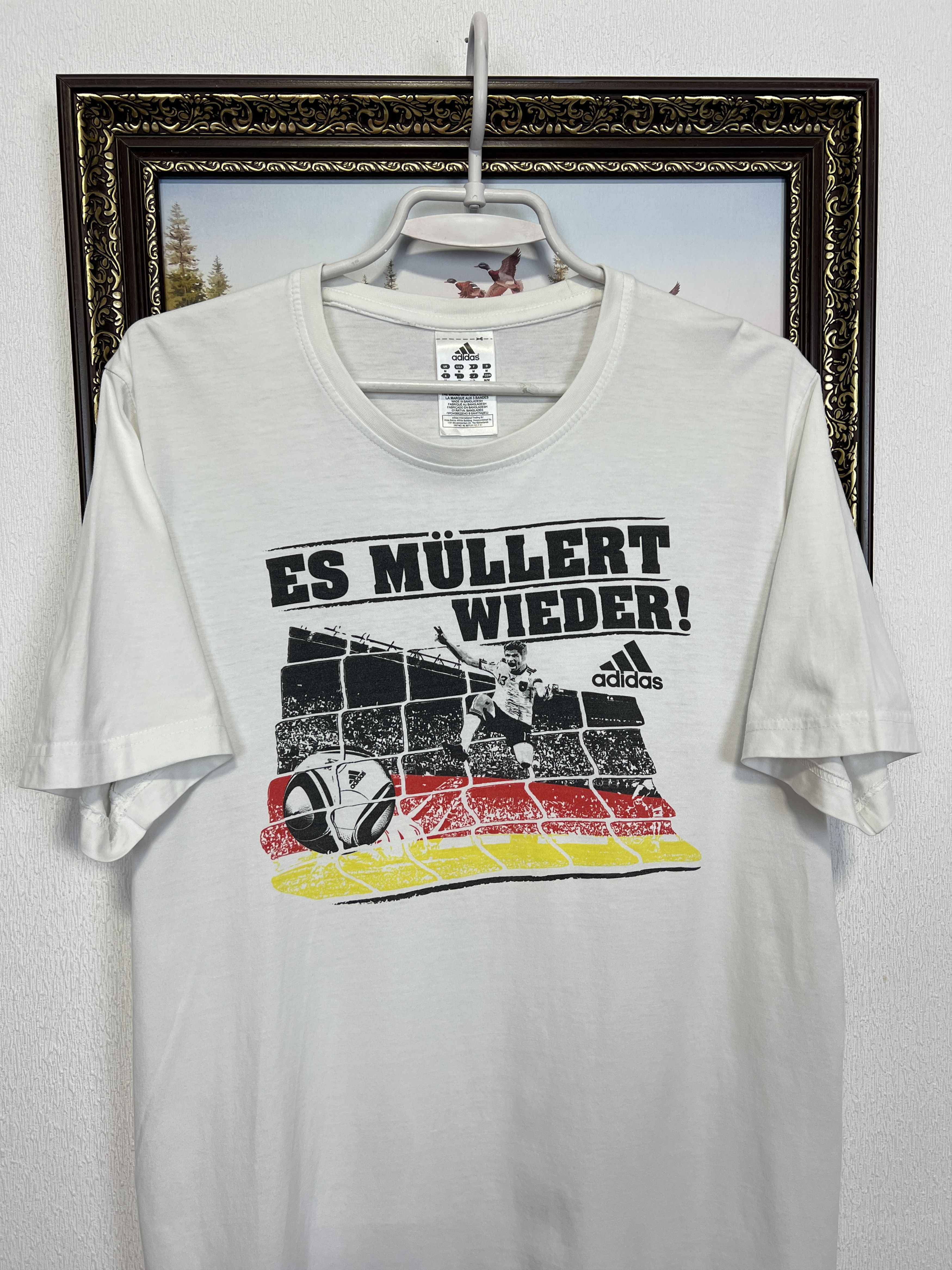 Adidas Adidas Germany Football Shirt Muller Soccer Jersey Trikot Size US M / EU 48-50 / 2 - 2 Thumbnail