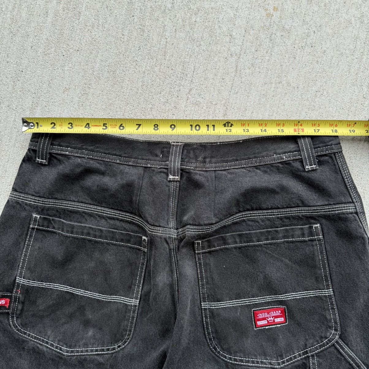 JNCO Vintage JNCO black denim shorts size 38 Size US 38 / EU 54 - 5 Thumbnail