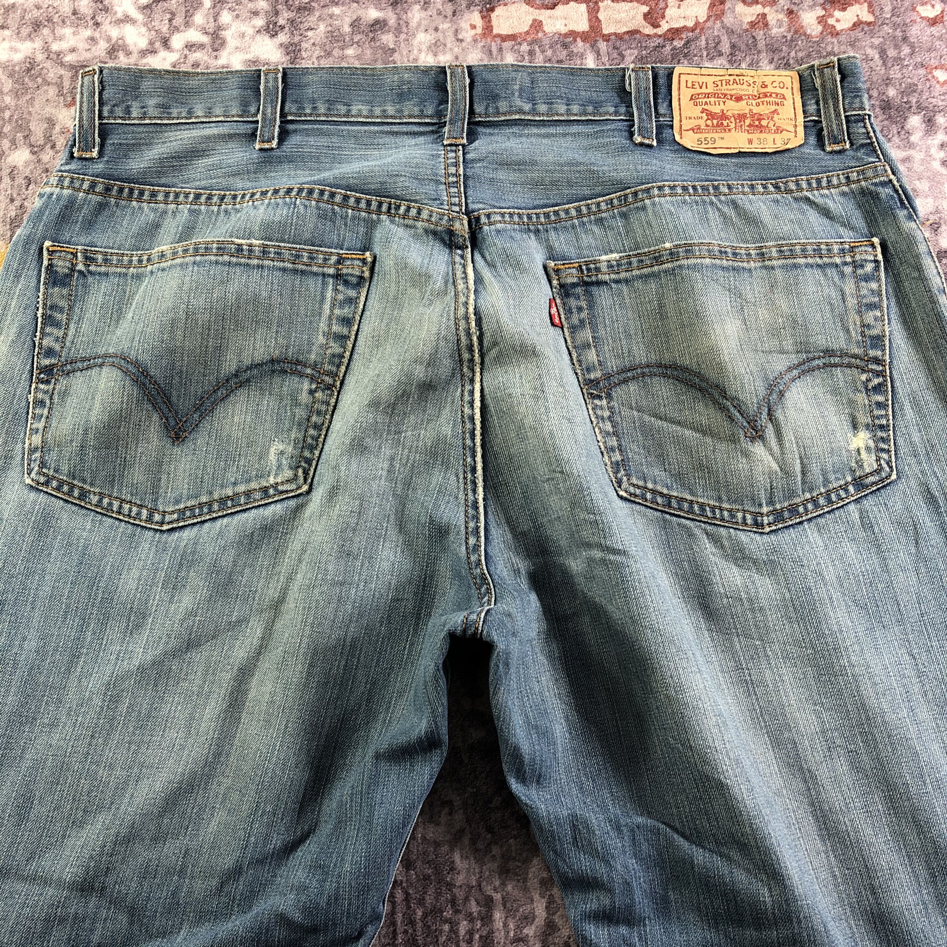 Levi's × Vintage Vintage Blue Wash Levis 559 Jeans-JM3389 Size US 40 / EU 56 - 5 Thumbnail