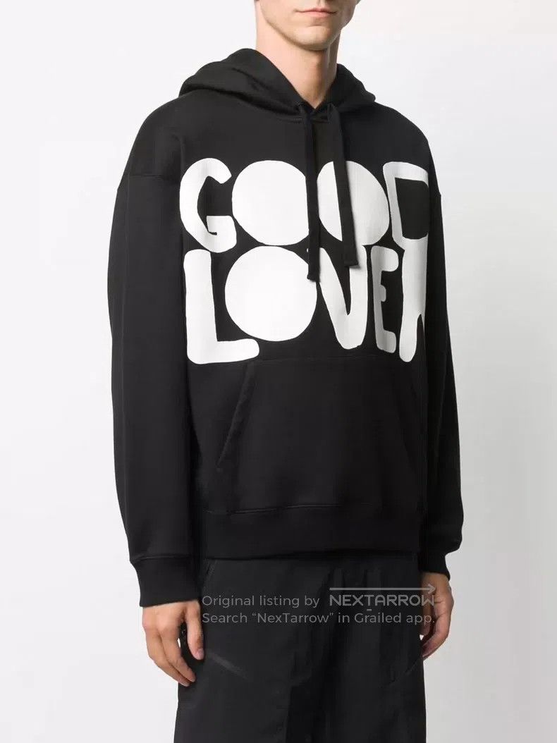 Valentino Valentino Black printed hooded sweatshirt Size US L / EU 52-54 / 3 - 2 Thumbnail