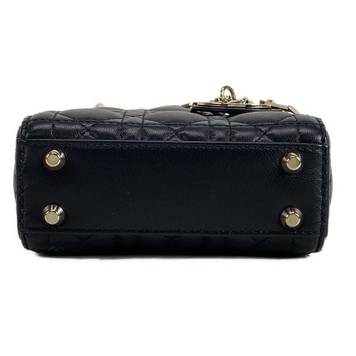 Dior DIOR Lady Dior Micro Bag Handbag Size ONE SIZE - 5 Thumbnail