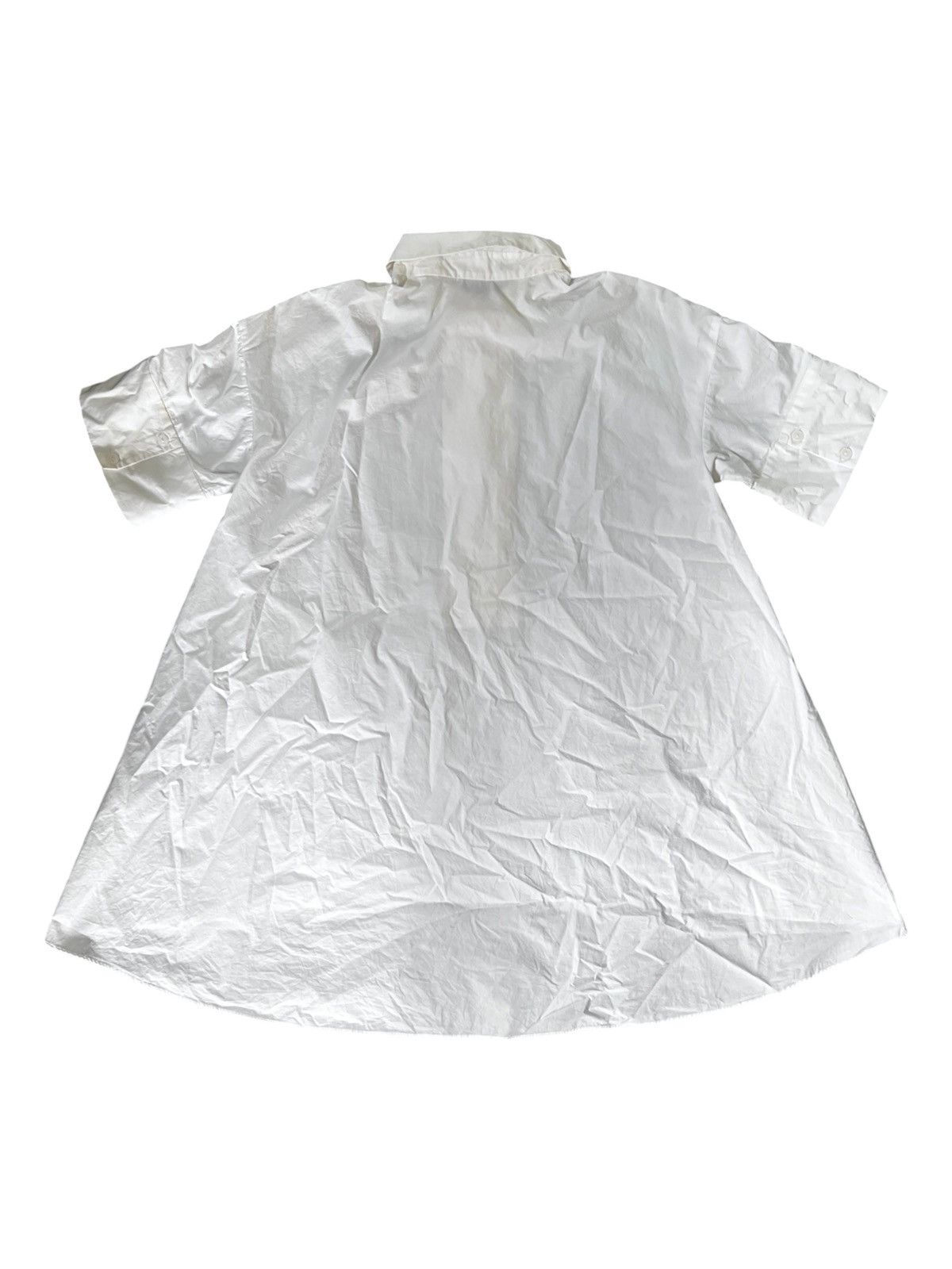 Cos COS Shirt Dress Womens White Collared Short Sleeve Size M / US 6-8 / IT 42-44 - 3 Thumbnail