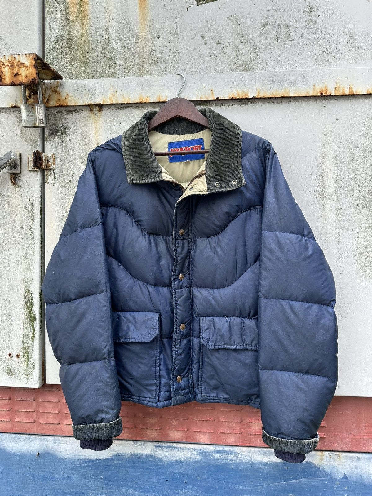 Vintage 👹Vintage 90’s Jansport Bubble Puffer Jacket Size US M / EU 48-50 / 2 - 7 Thumbnail