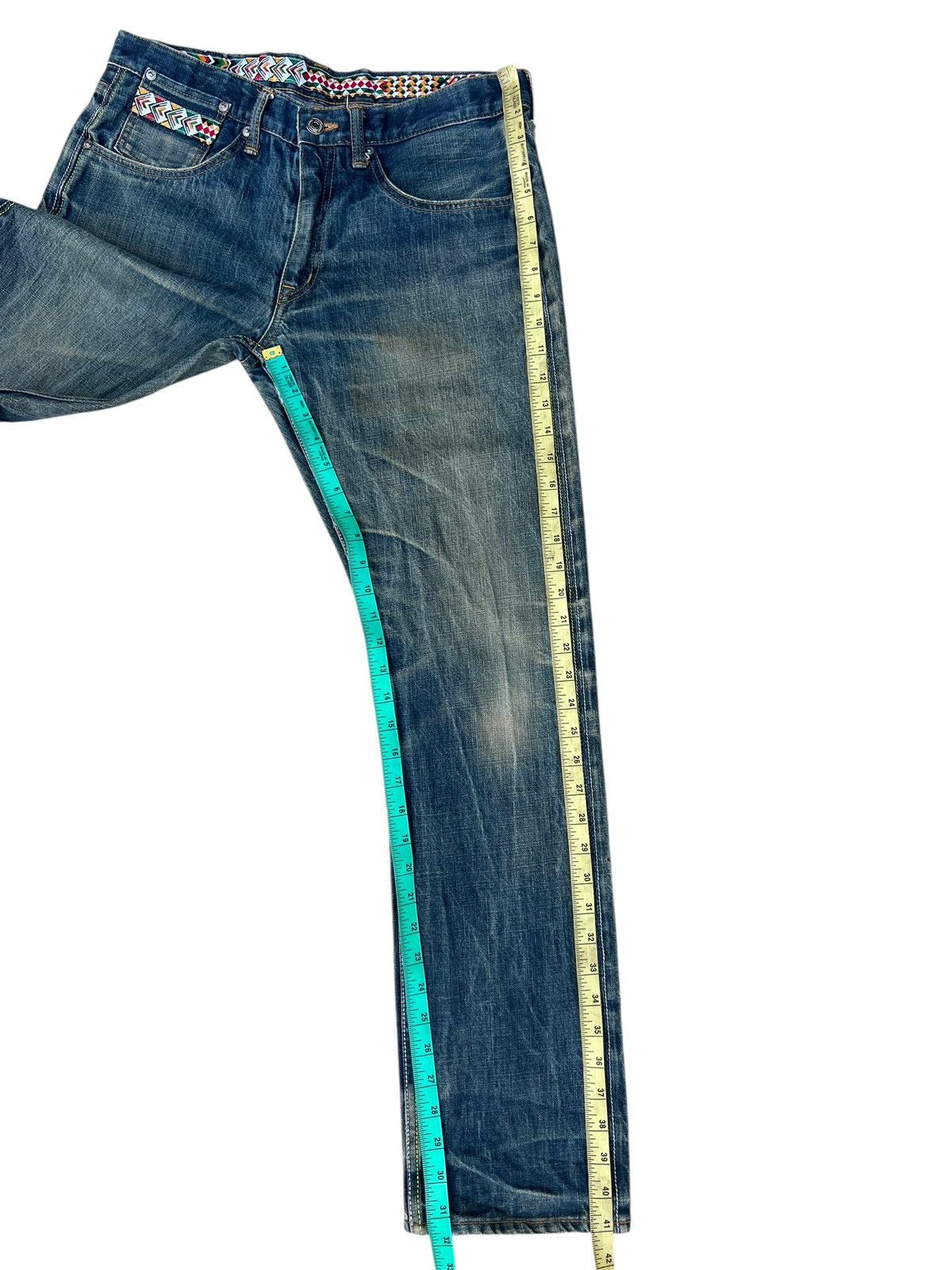 Swagger Vintage Swagger Japan Faded Dirty Mud Denim Jeans Size US 32 / EU 48 - 4 Thumbnail