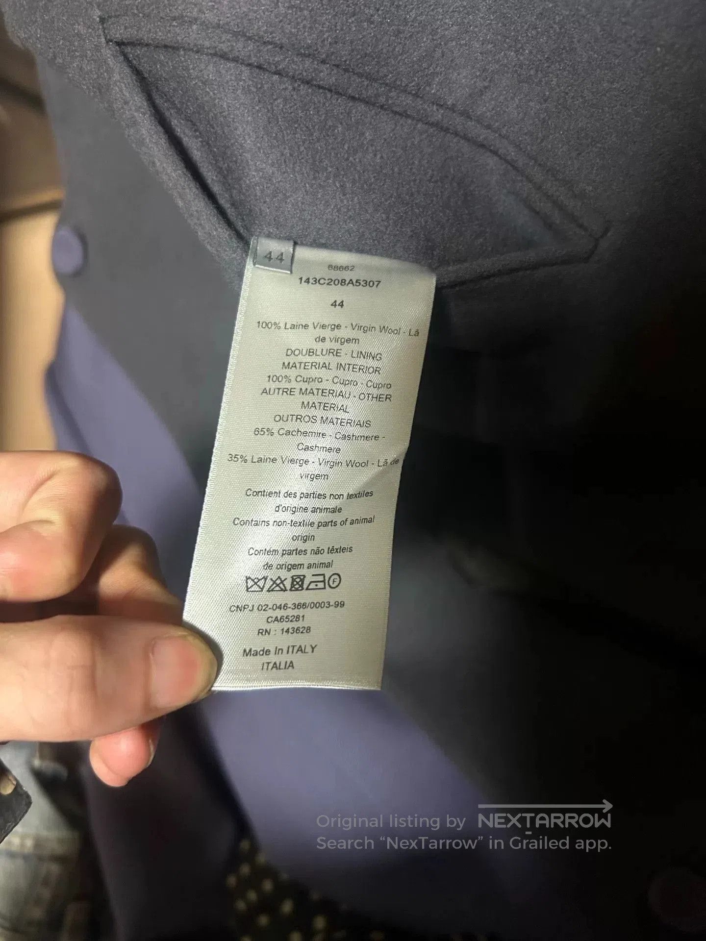 Dior Dior Men Double-Breasted Wool Suit Jacket. Size US XL / EU 56 / 4 - 5 Thumbnail