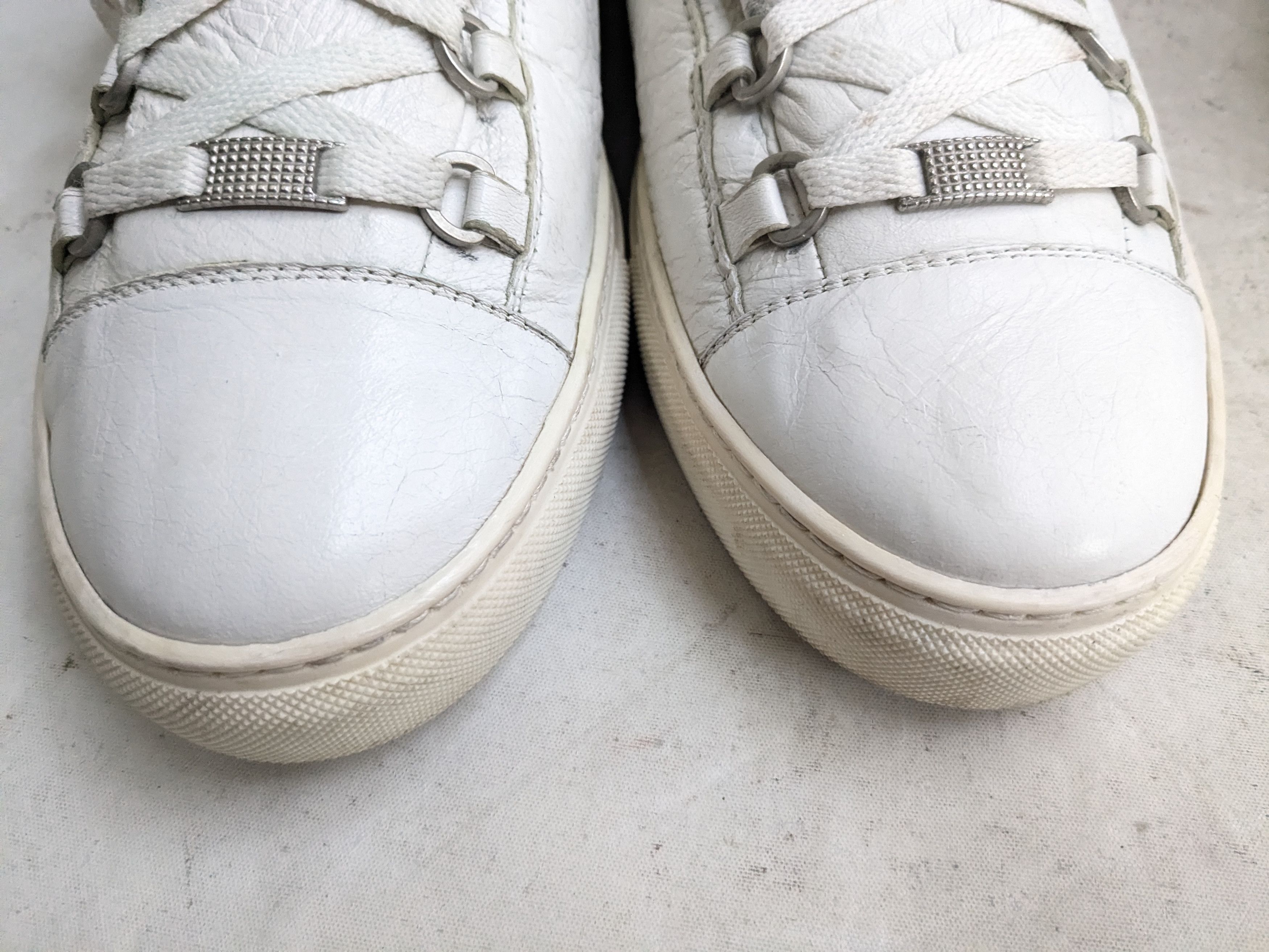Balenciaga Balenciaga Arena White 13 Leather High Tops Size US 13 / EU 46 - 2 Thumbnail