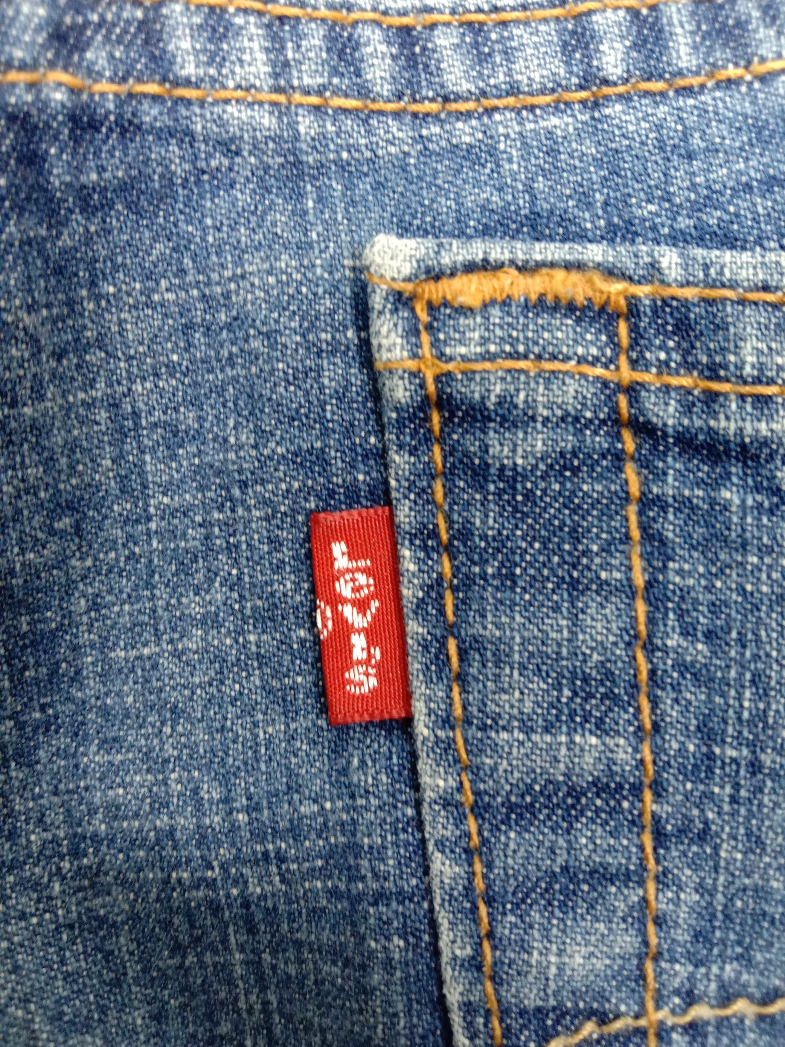 Levi's Vintage Levi's 518 Flare Jeans Blue Wash Denim Size 31" - 11 Thumbnail