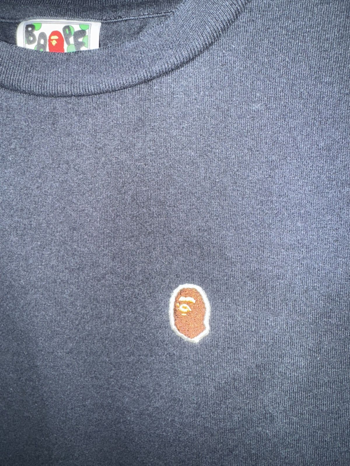 Bape Bape plain black tee with bape head logo Size XS / US 0-2 / IT 36-38 - 3 Thumbnail