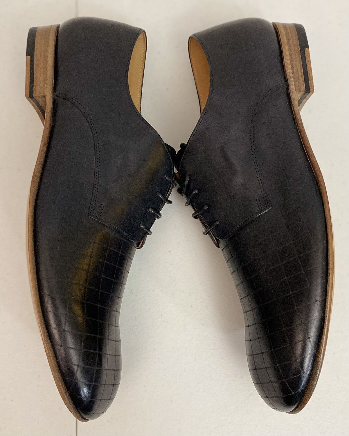 Maison Margiela Maison Margiela 22 🇮🇹 Black Veg Tan Laser Matrix Derby 11 New Size US 11 / EU 44 - 4 Thumbnail
