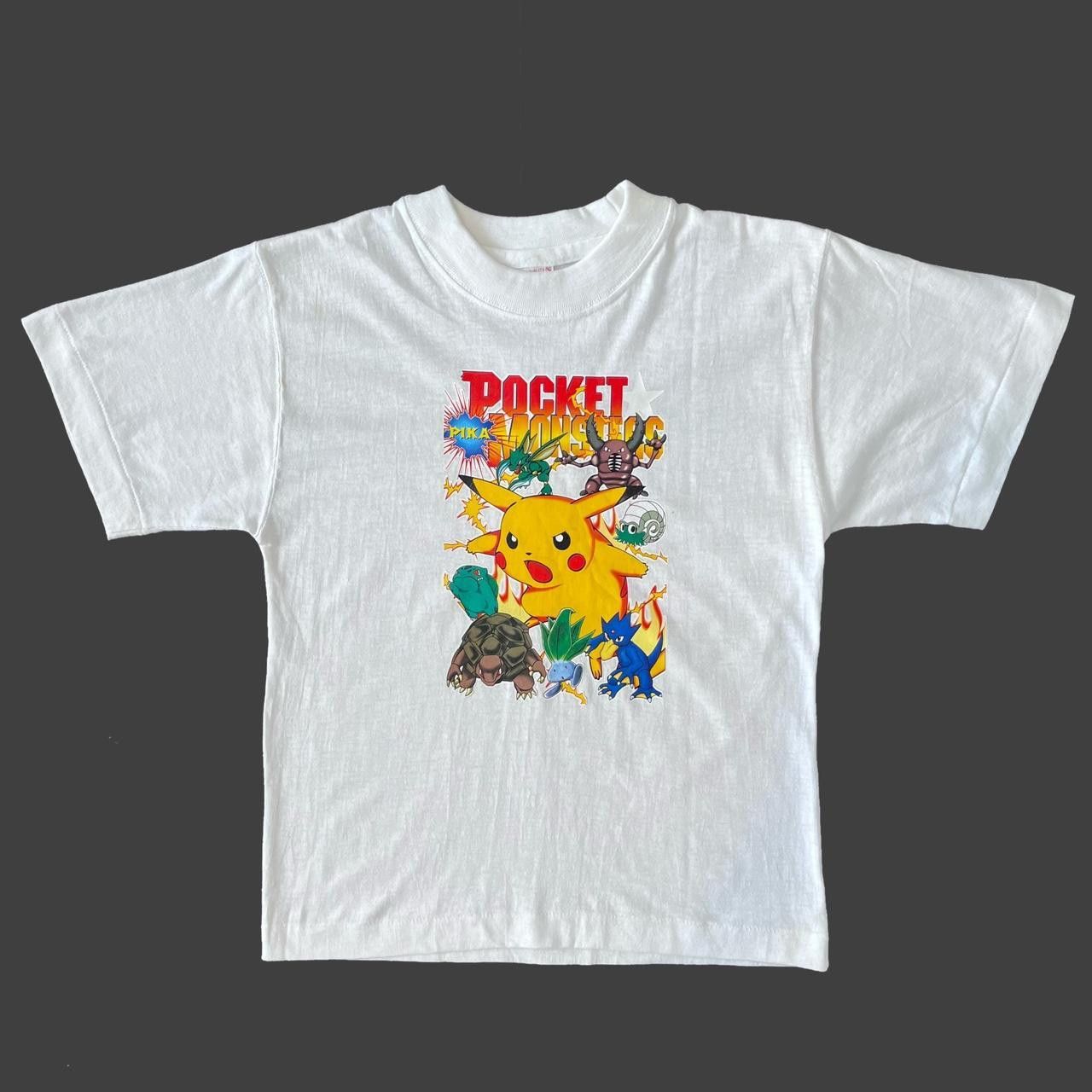Vintage VTG POKÉMON POCKET MONSTERS TEE Size S / US 4 / IT 40 - 1 Thumbnail
