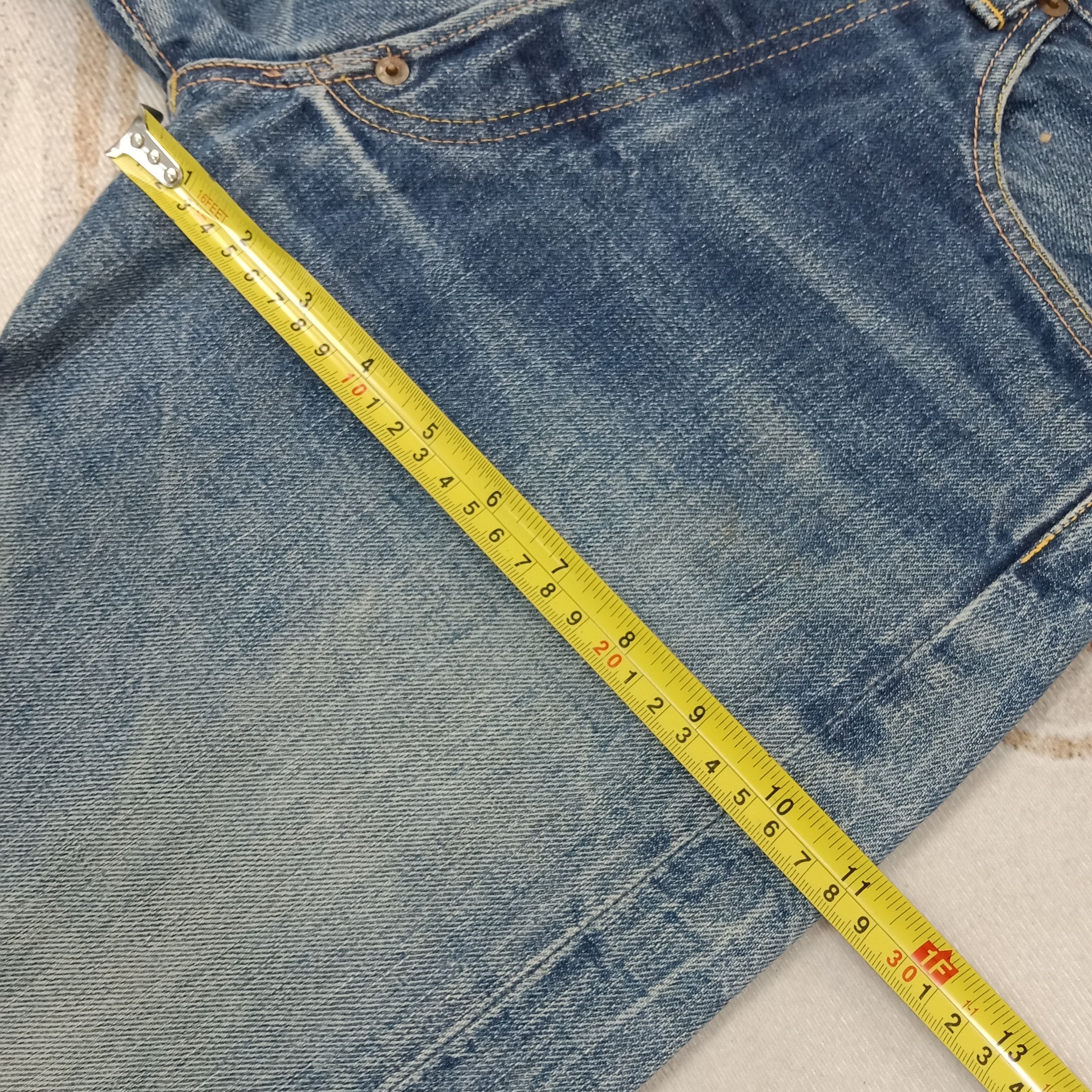Evisu Evisu Japanese Selvedge 3 Quarters Denim Jeans C258N14 Size US 27 - 10 Thumbnail