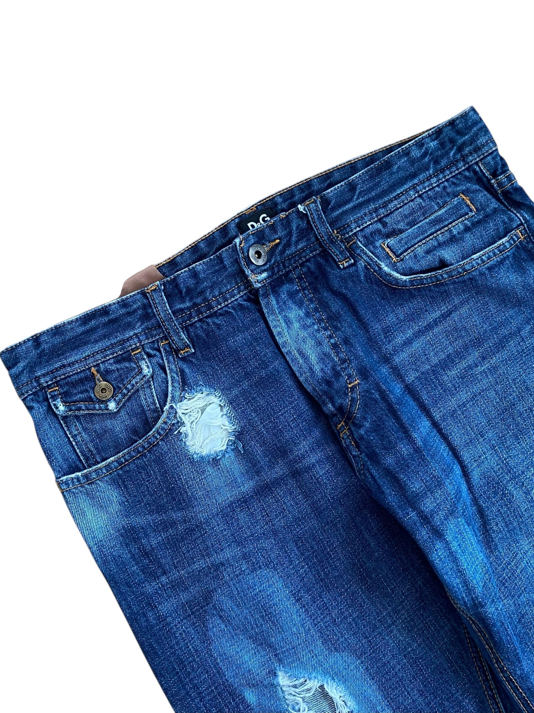 Dolce & Gabbana tie dye distressed slim fit D&G pants Size US 32 / EU 48 - 2 Thumbnail
