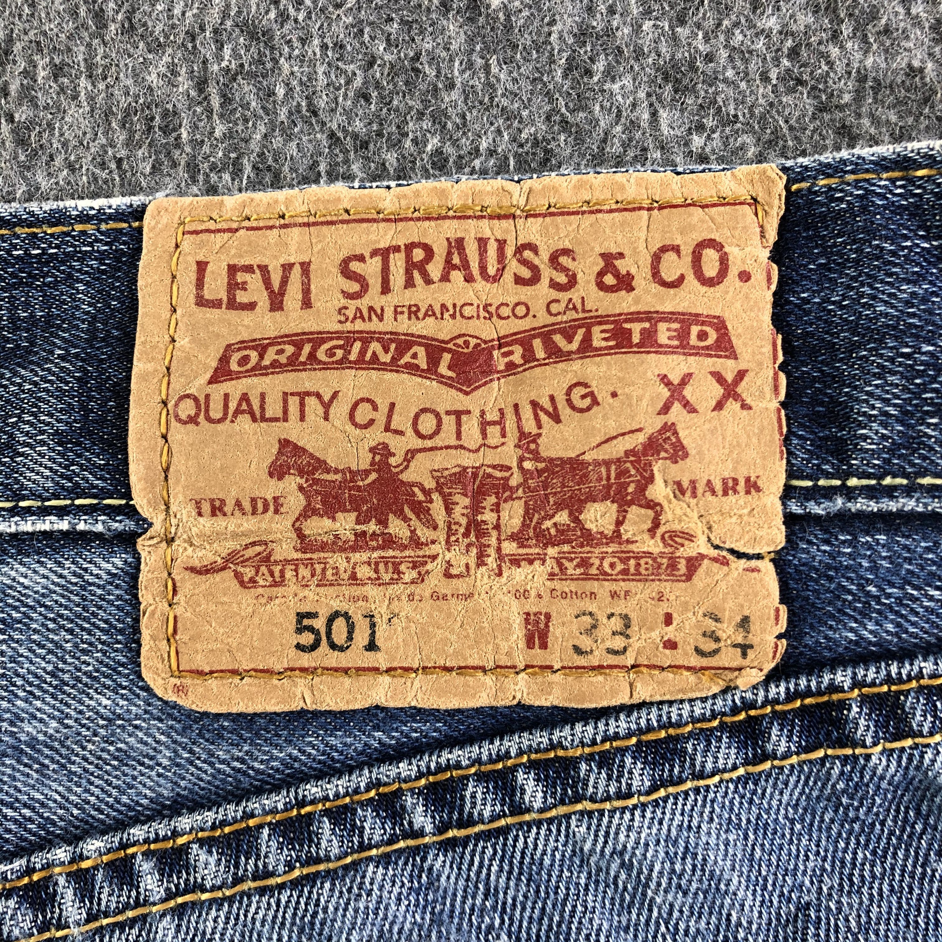 Levi's × Vintage Vintage Levis 501 Jeans-J4476 Size 33" - 5 Thumbnail