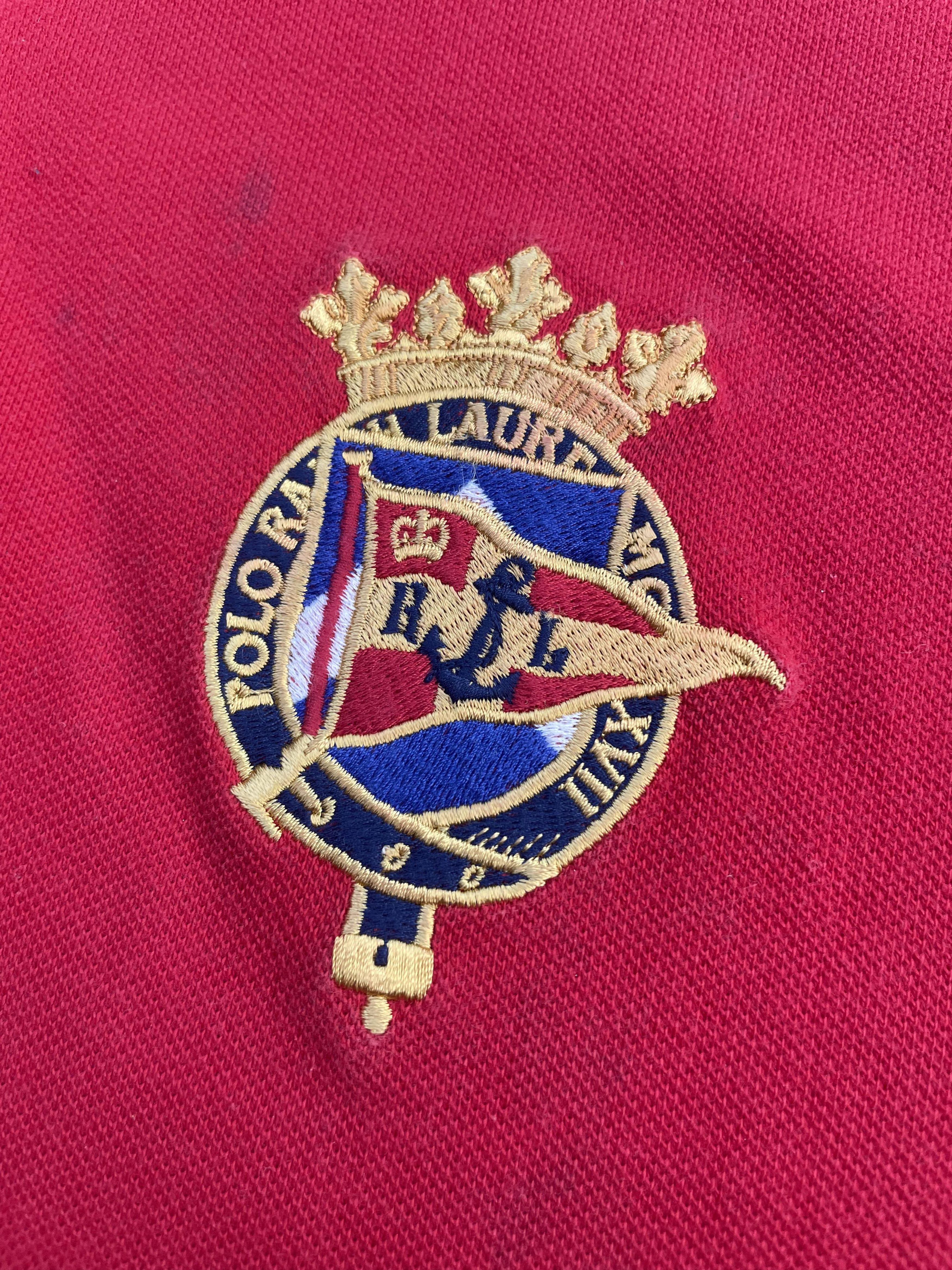 Designer × Polo Ralph Lauren × Vintage Vintage Polo Ralph Lauren Rugby Polo Tshirt Size US L / EU 52-54 / 3 - 5 Thumbnail