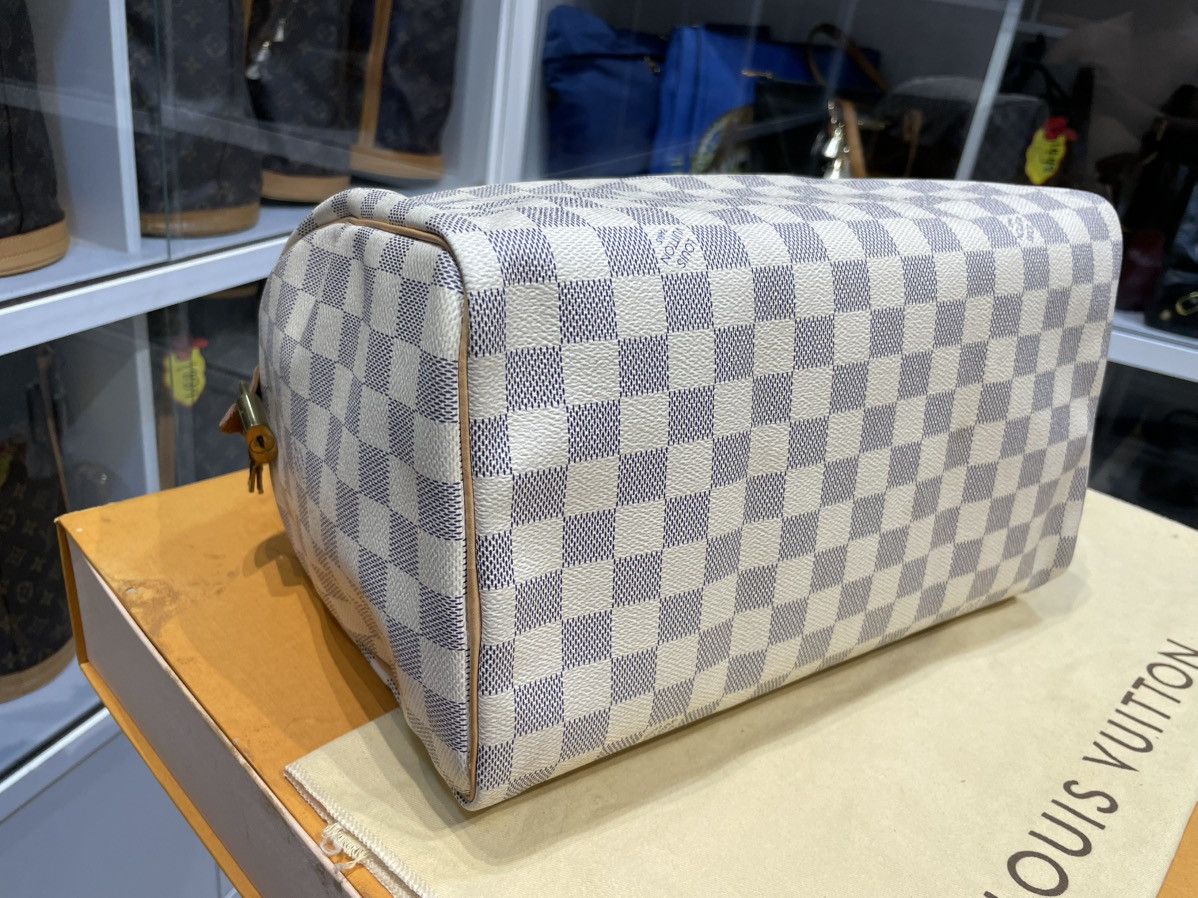 Louis Vuitton AUTHENTIC LOUIS VUITTON DAMIER AZURE SPEEDY 30 Size ONE SIZE - 16 Thumbnail