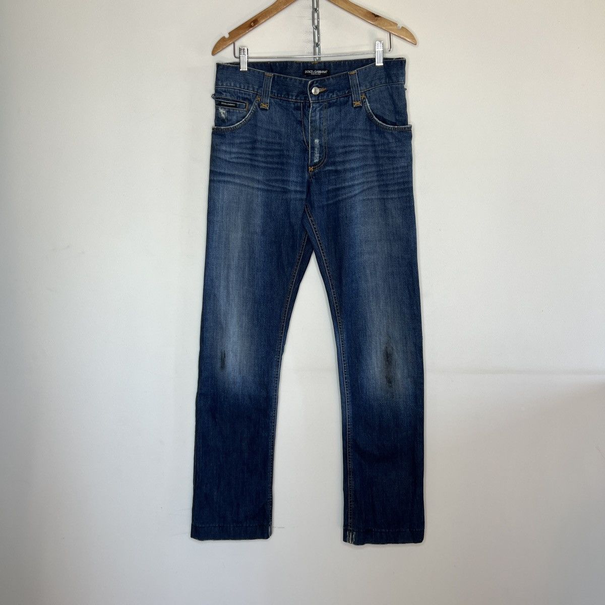 Dolce & Gabbana Dolce & Gabbana Love Jeans Denim Pants D&G Distressed Y2K Size US 34 / EU 50 - 1 Thumbnail