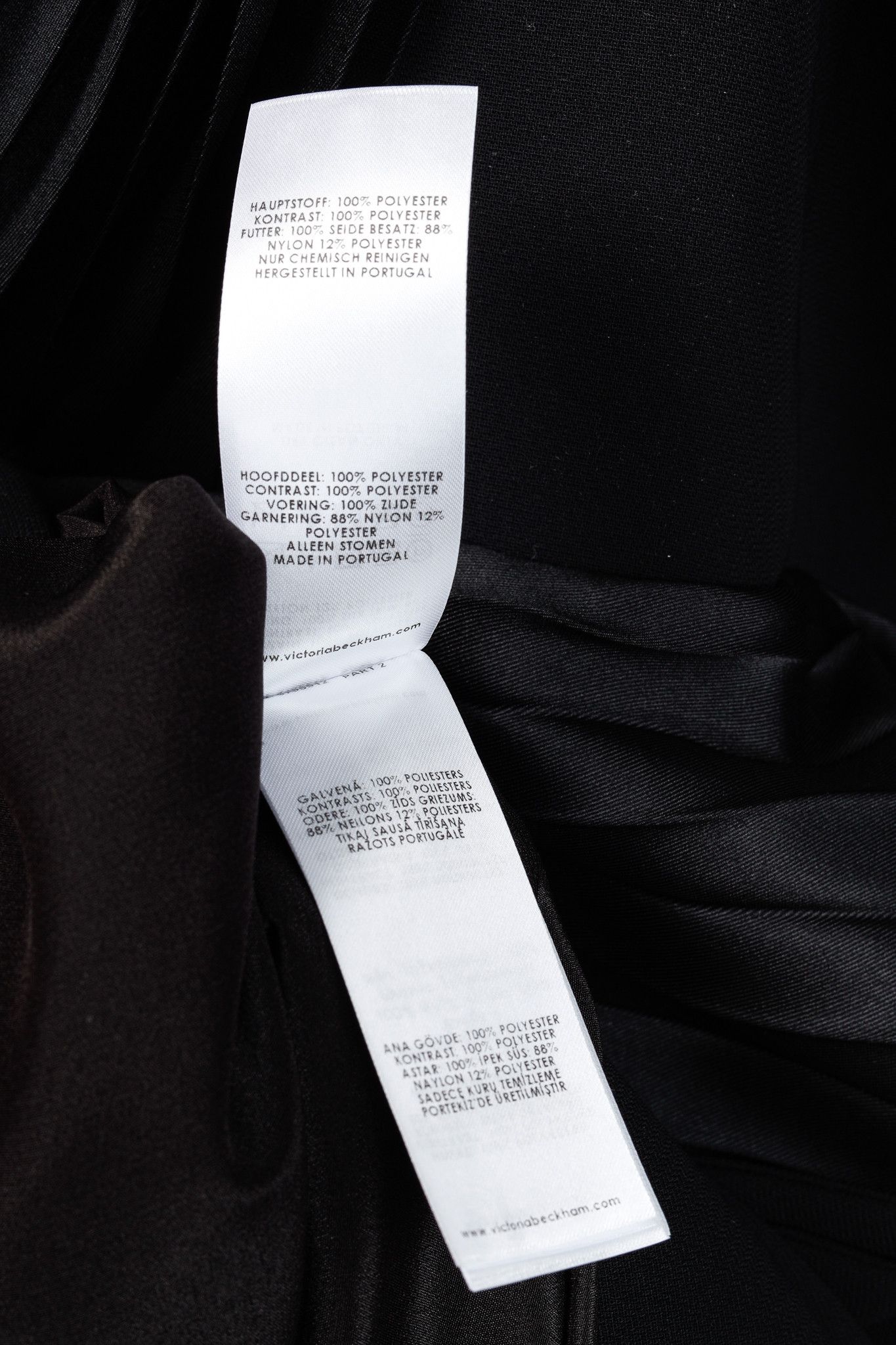 Victoria Beckham Victoria Victoria Beckham PS/19 Black Pleated Mini Dress Size L / US 10 / IT 46 - 15 Thumbnail