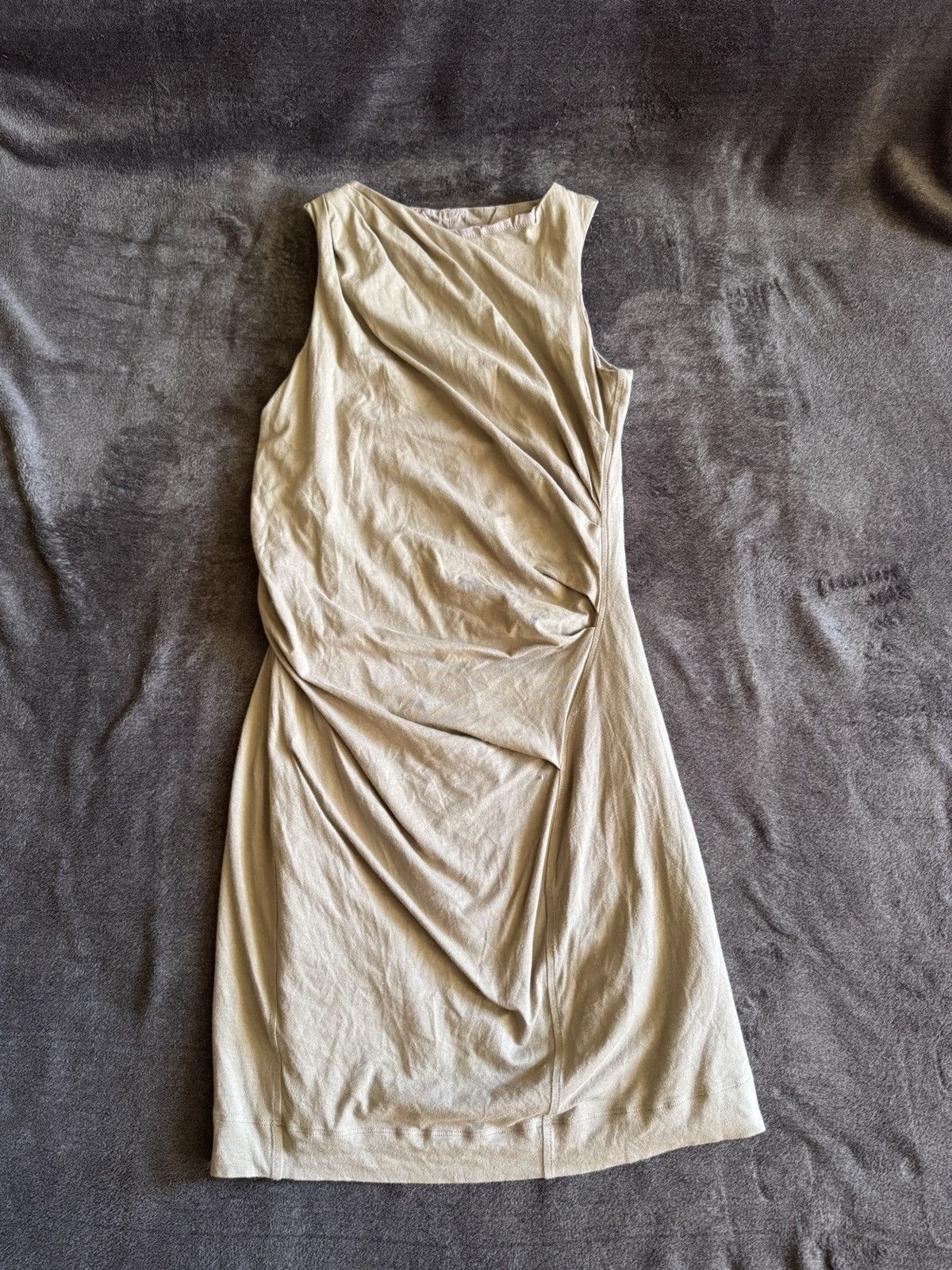 Brunello Cucinelli Brunello cucinelli rushed asimetrics mede dress Size S / US 4 / IT 40 - 1 Thumbnail