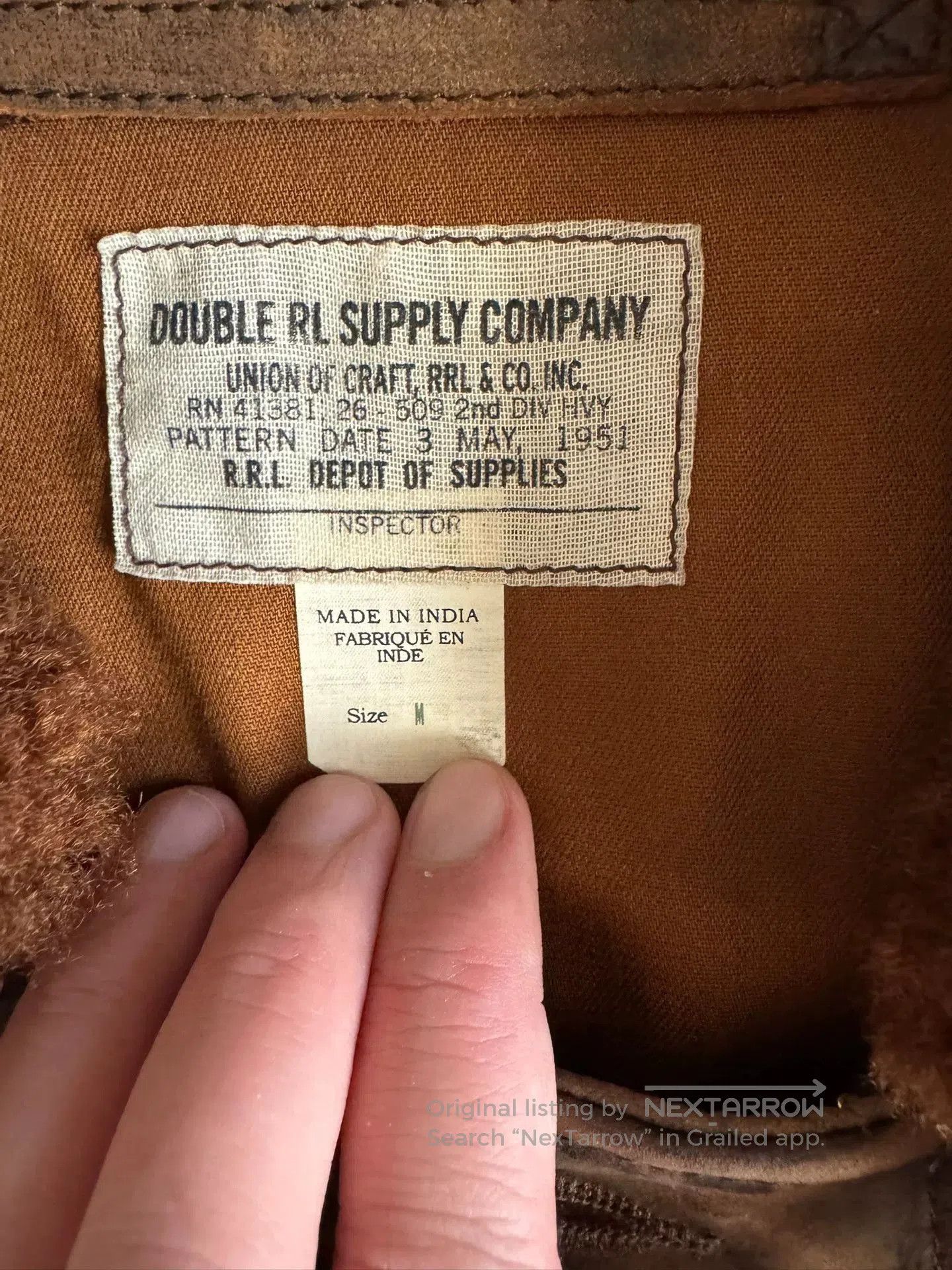 RRL Ralph Lauren RRL Short N1 Deck Distressed Leather Jacket. Size US M / EU 48-50 / 2 - 3 Thumbnail