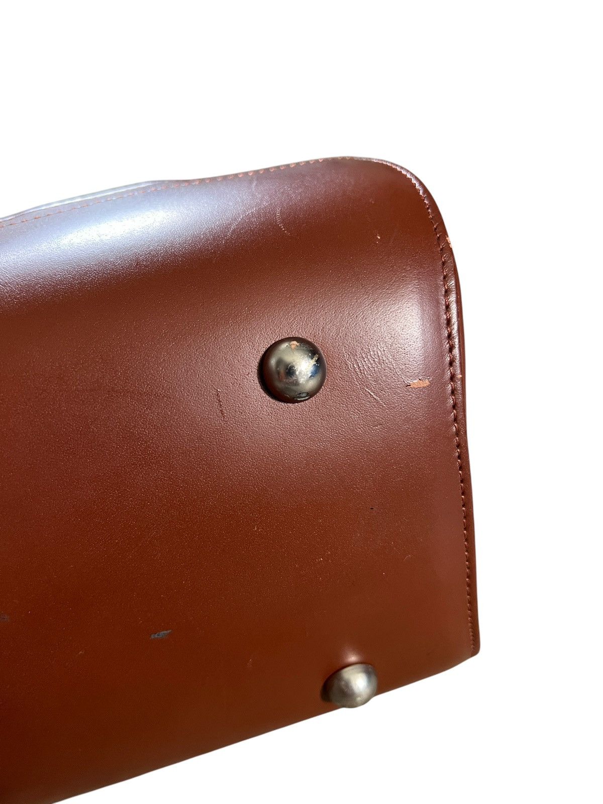 Thierry Mugler 1990 Thierry Mugler Paris Leather Handbag Size ONE SIZE - 14 Thumbnail