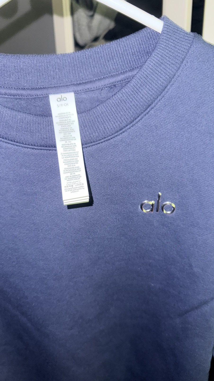 Alo Alo Yoga Men's Navy and Blue Sweatshirt Size US S / EU 44-46 / 1 - 5 Thumbnail