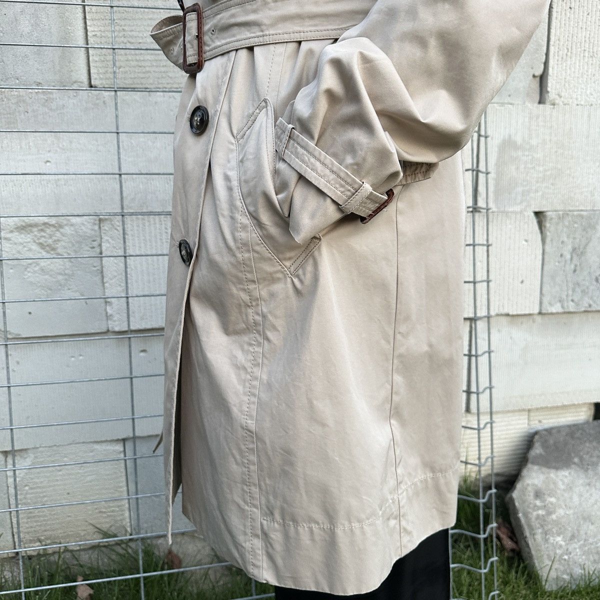 Weekend Max Mara Weekend Max Mara Coat Trench Beige Size L / US 10 / IT 46 - 8 Thumbnail