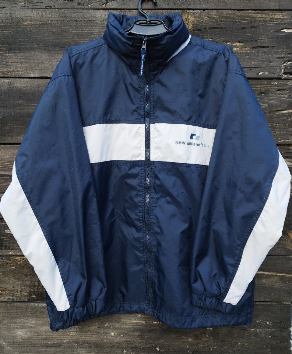 BMW VINTAGE BMW Williams F1 Team Paddock Nylon Jacket Retro 00s Size US L / EU 52-54 / 3 - 1 Thumbnail