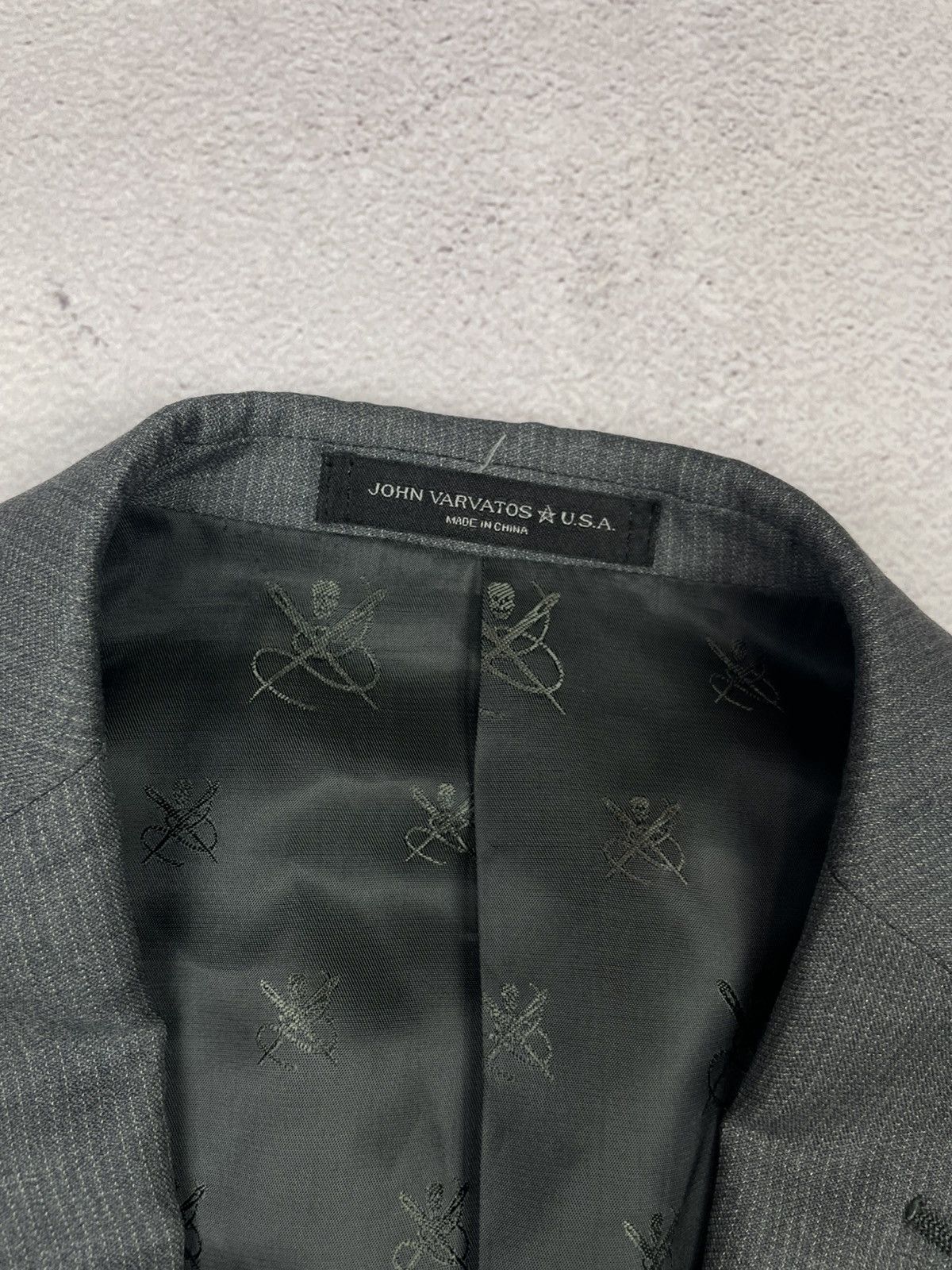 John Varvatos John Varvatos U.S.A. Mens Wool Blazer Jacket Size 40S/33S Size 40S - 6 Thumbnail