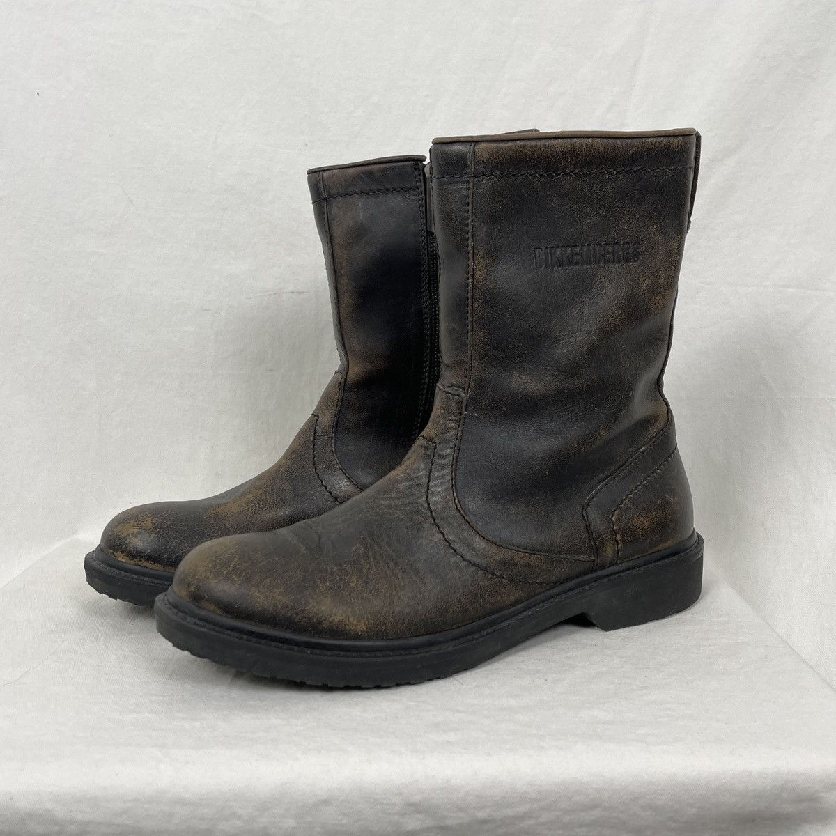 Dirk Bikkembergs 00S DIRK BIKKEMBERGS DISTRESSED ZIP BOOTS Size US 10 / EU 43 - 2 Thumbnail