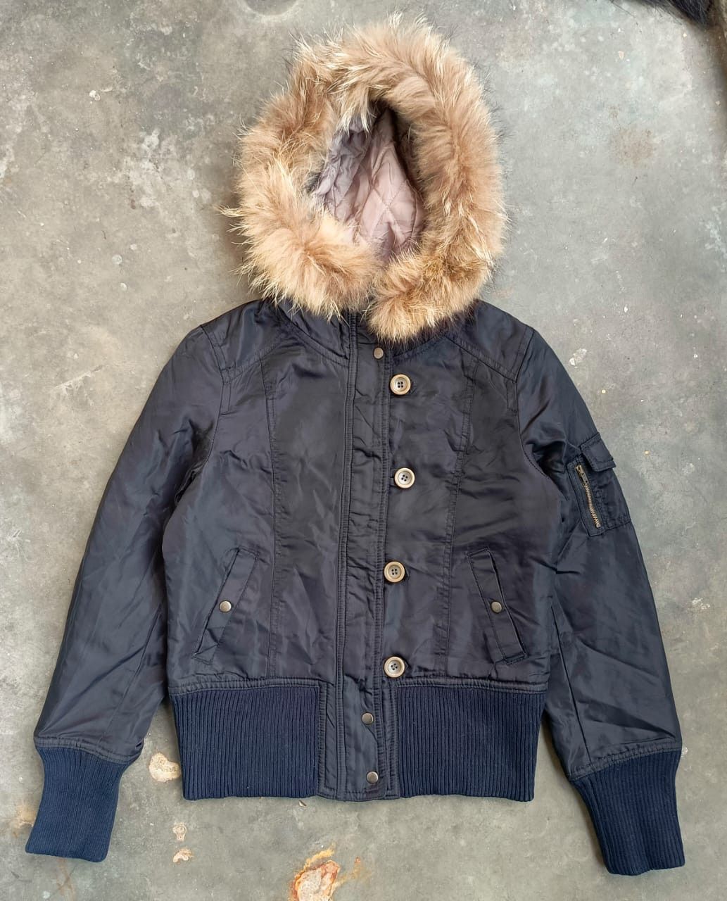 20471120 Season One Fur Bomber by OZOC Seeking for Beauty Size S / US 4 / IT 40 - 1 Thumbnail