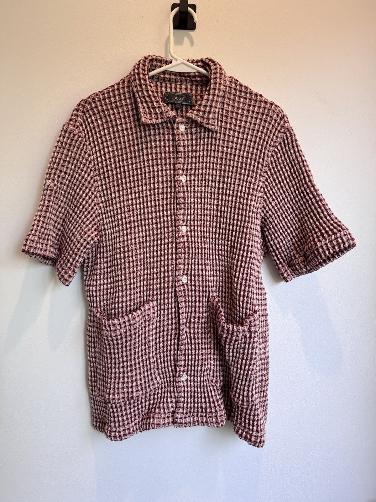 Kith Kith Geometric Diamond SS Boxy Collared Overshirt Bitters M Size US M / EU 48-50 / 2 - 1 Thumbnail