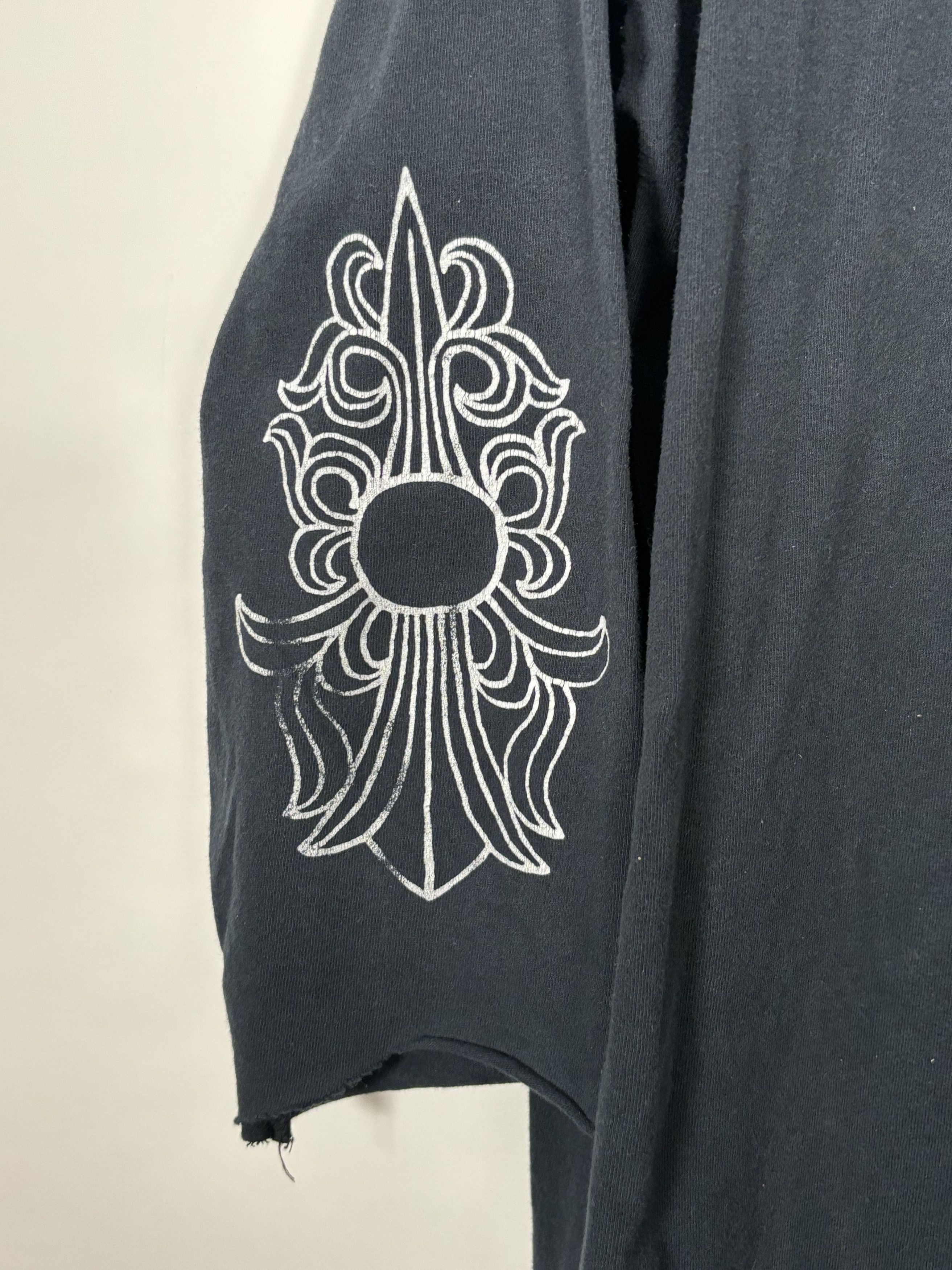 Chrome Hearts 🚭VINTAGE CHROME🚭"NEW YORK" FLAGSHIP LONGSLEEVE TEE Size US XL / EU 56 / 4 - 4 Thumbnail
