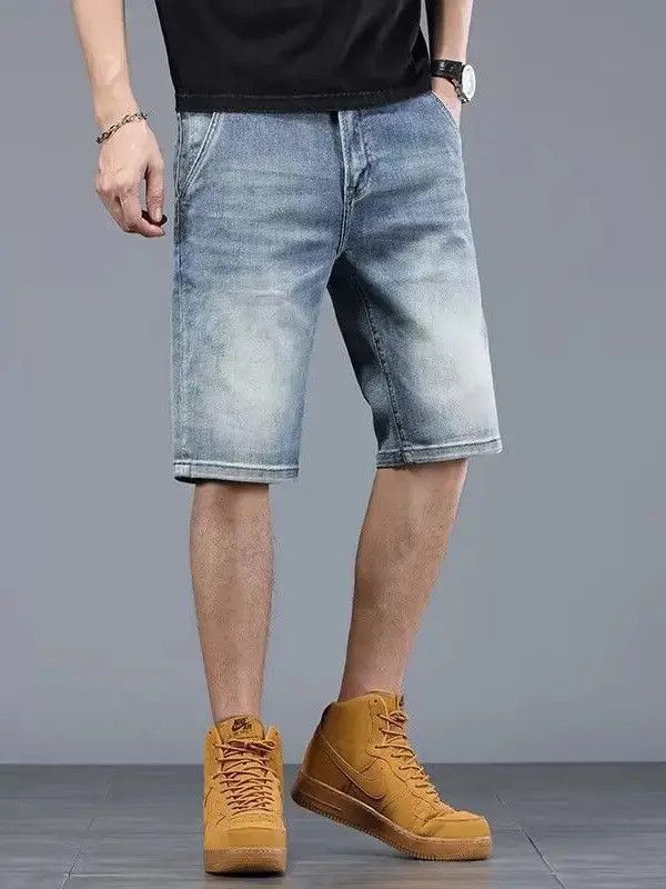 Japanese Brand Straight casual denim shorts Size US 32 / EU 48 - 3 Thumbnail