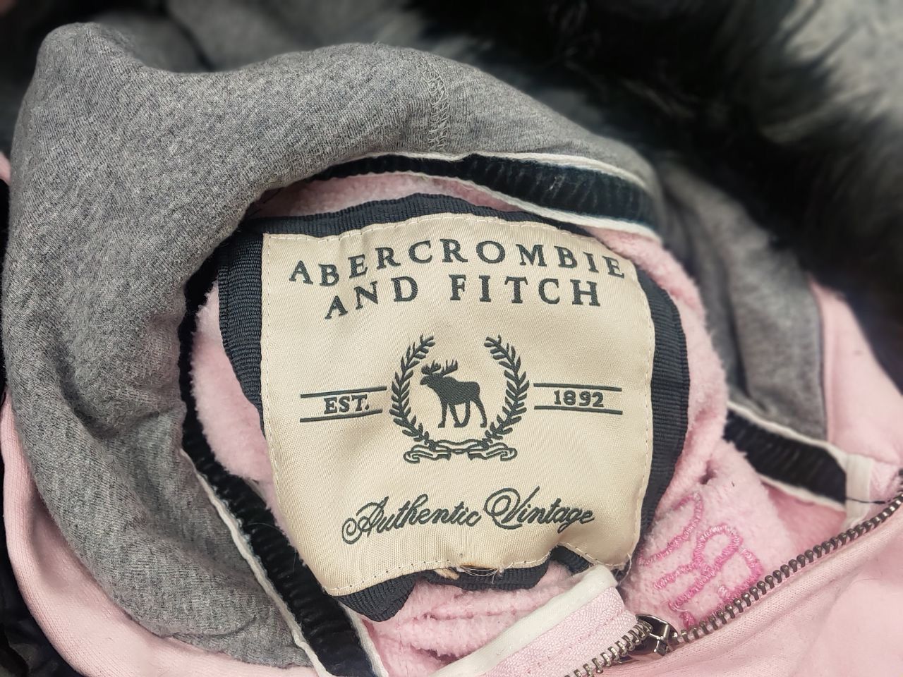 Abercrombie & Fitch Rare Vintage Abercrombie Fur Zip Hoodie if six was nine Y2K Size M / US 6-8 / IT 42-44 - 16 Thumbnail