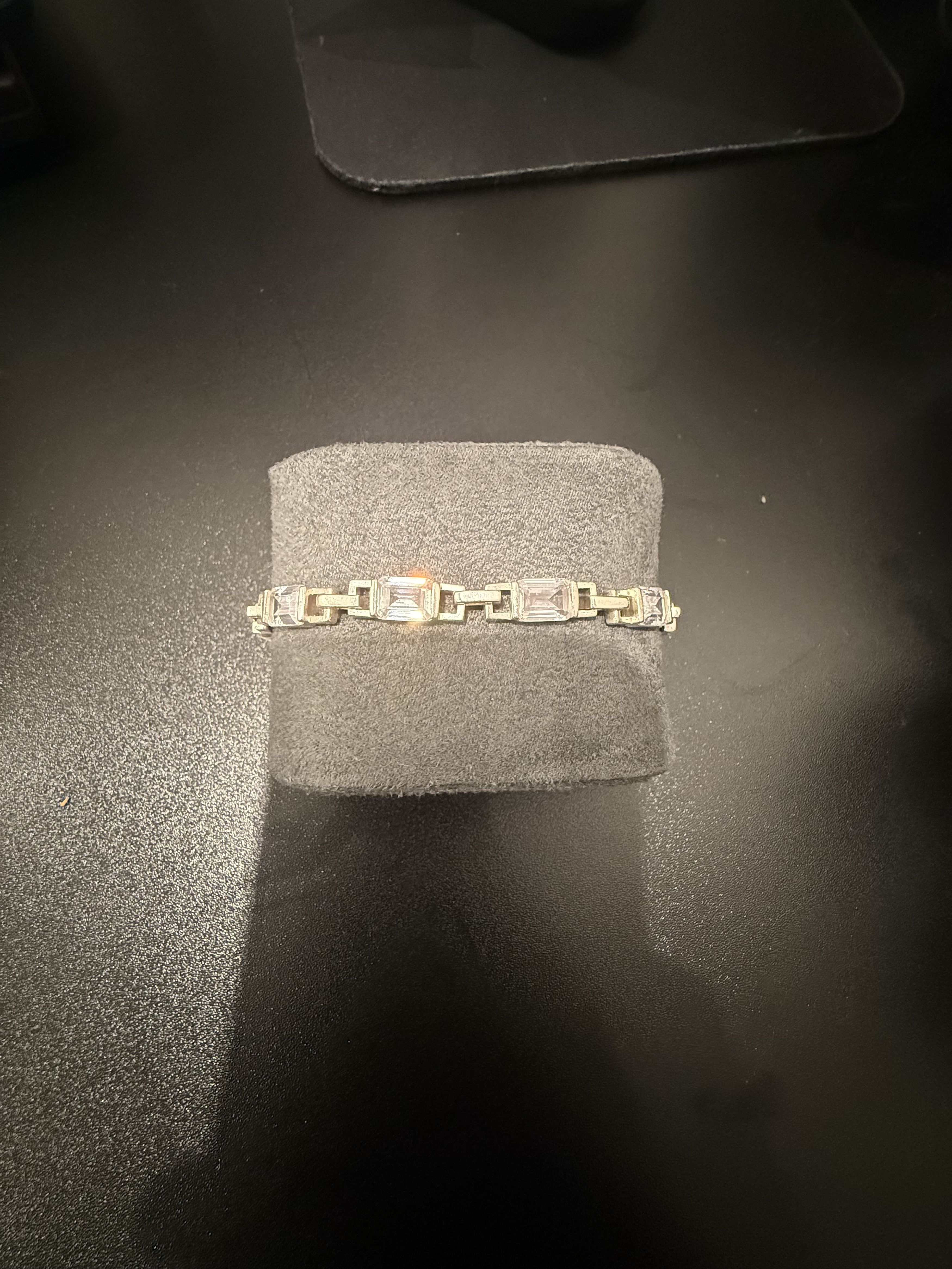 Other Hatton Labs Silver & White Uncuffed Bracelet (Size L) Size ONE SIZE - 5 Thumbnail