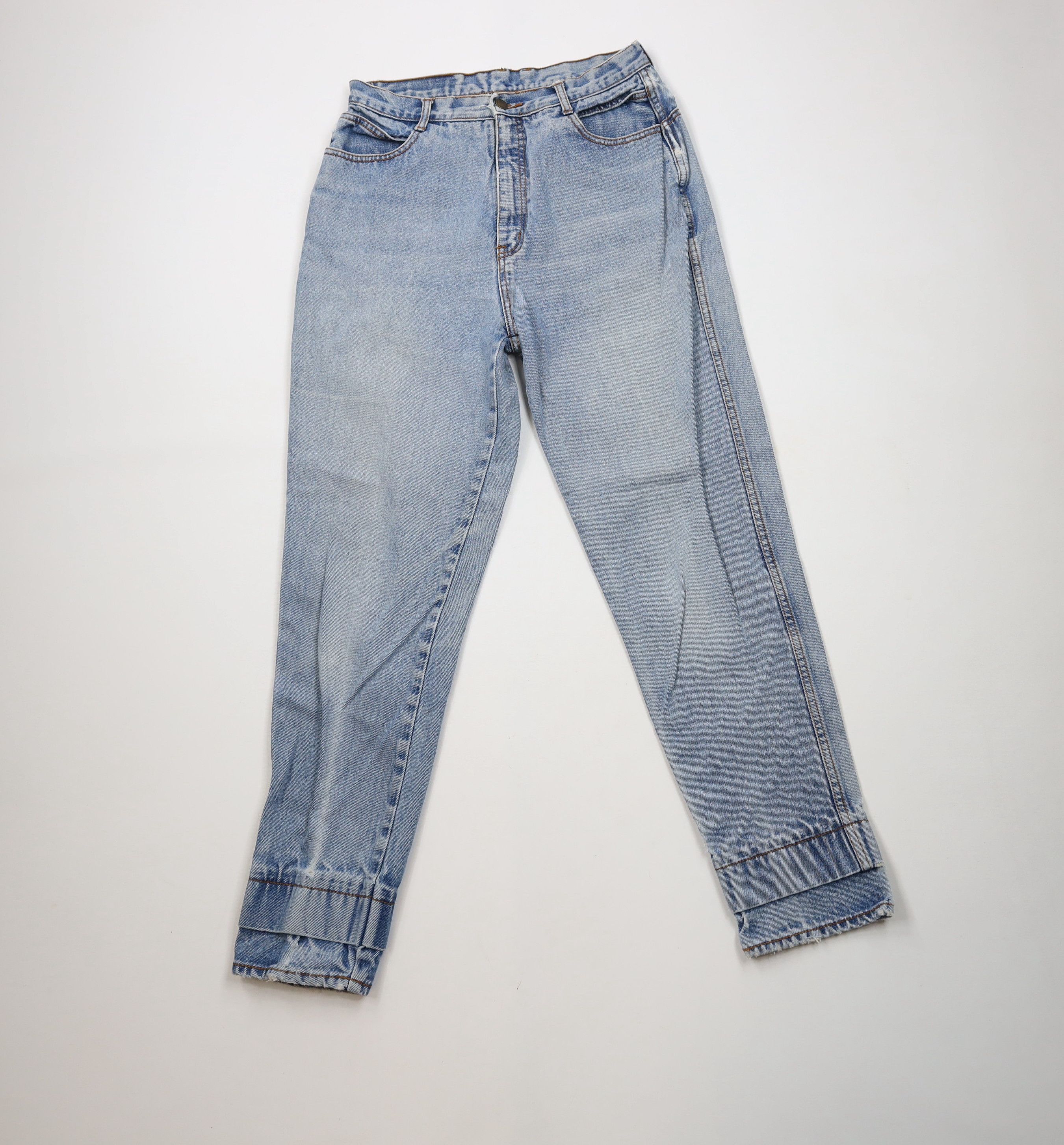 Vintage Vintage 90s Streetwear Layered Relaxed Tapered Leg Jeans Size 28" / US 6 / IT 42 - 1 Thumbnail